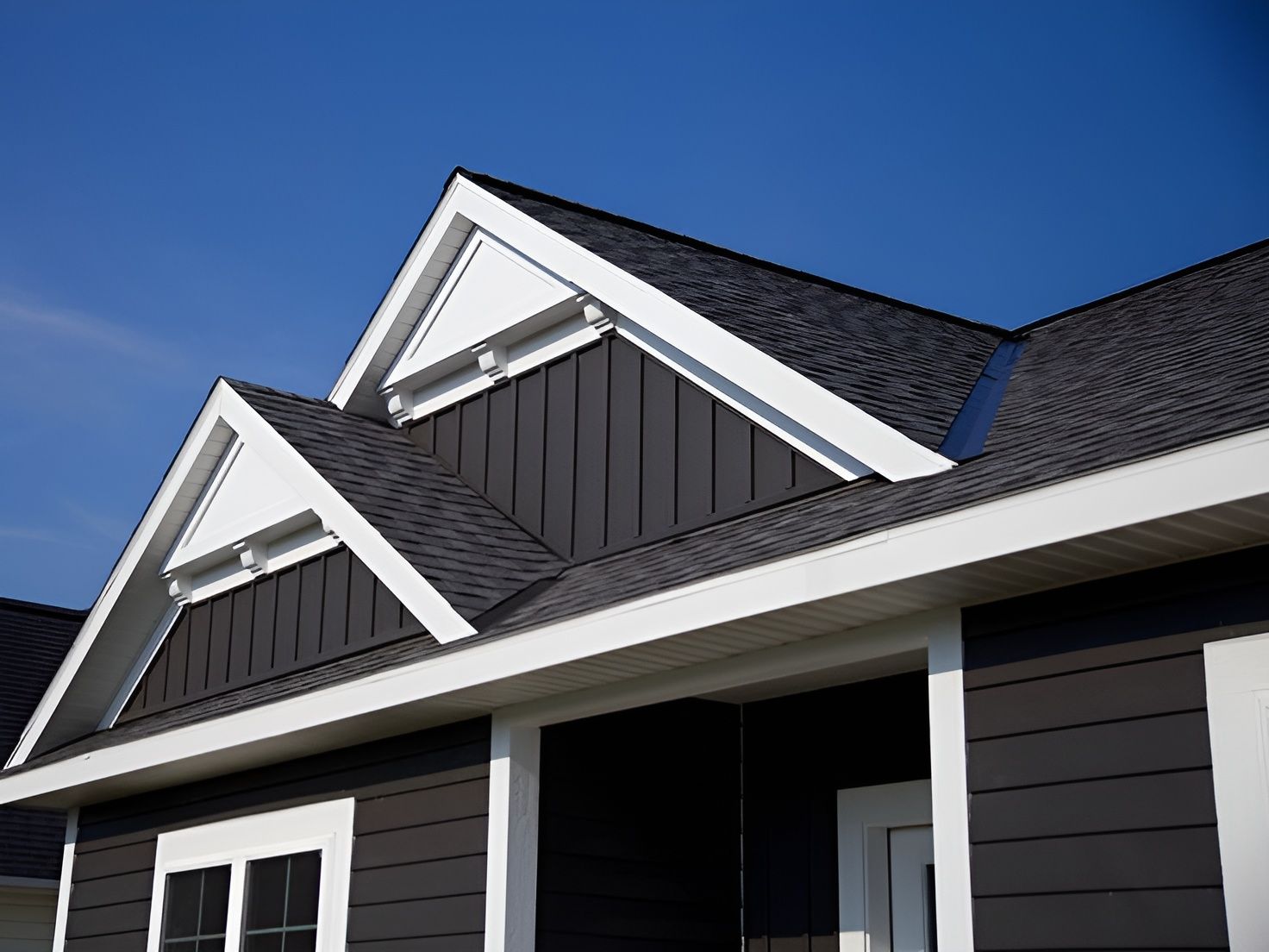 Cedar Knolls Graphite D5 Siding Replaced by Badgerland Restoration & Remodeling
