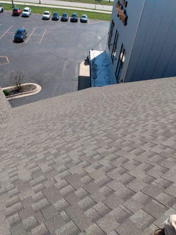 Vandervest Harley Davidson Green Bay Wisconsin Commercial Roof replacement by Contractor Badgerland Restoration & Remodeling