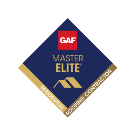 GAF certified master elite Contractor  badge for Badgerland Restoration & Remodeling, Inc roofing & remodeling contractor  in Waupaca WI
