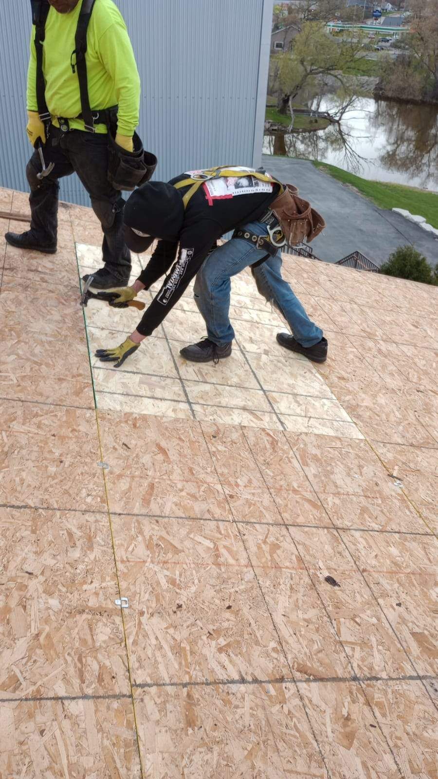 Vandervest Harley Davidson Green Bay Wisconsin Commercial Roof replacement by Contractor Badgerland Restoration & Remodeling