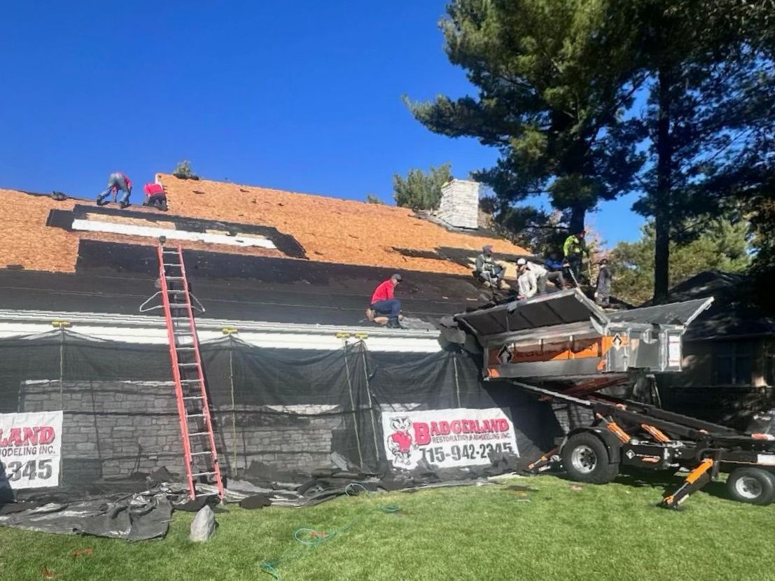 Stucco repair, shingled roof replacement, EDPM replacement, professional skylight installation, in Wisconsin Rapids, wi