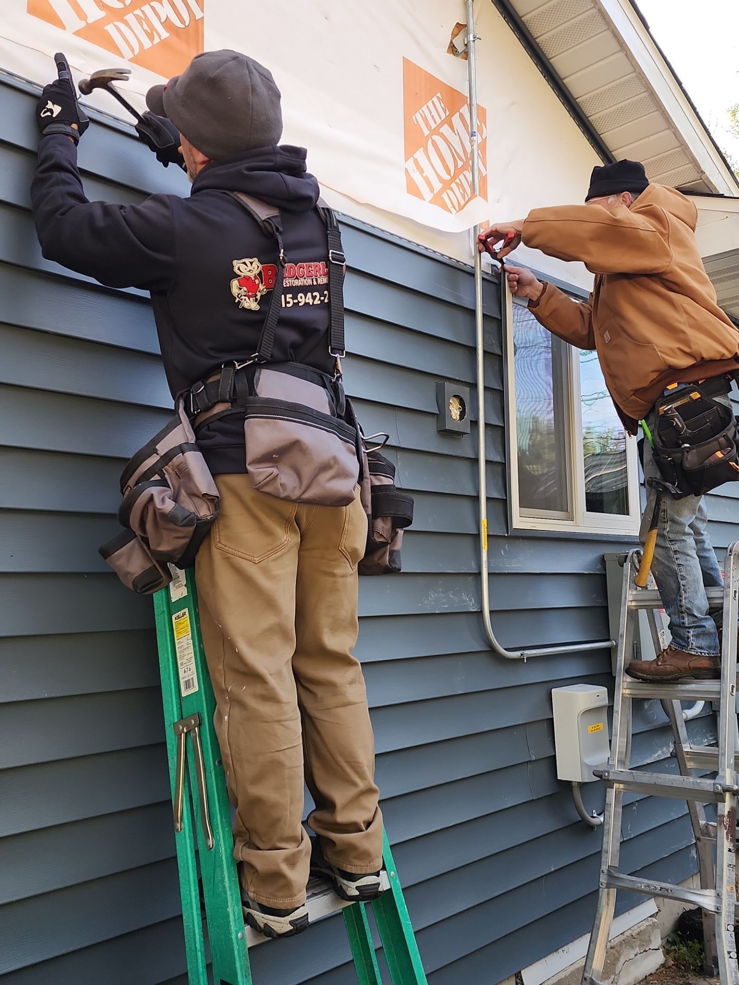 Professional siding replacement installed by professional siding contractor and roofer in Wisconsin Rapids WI