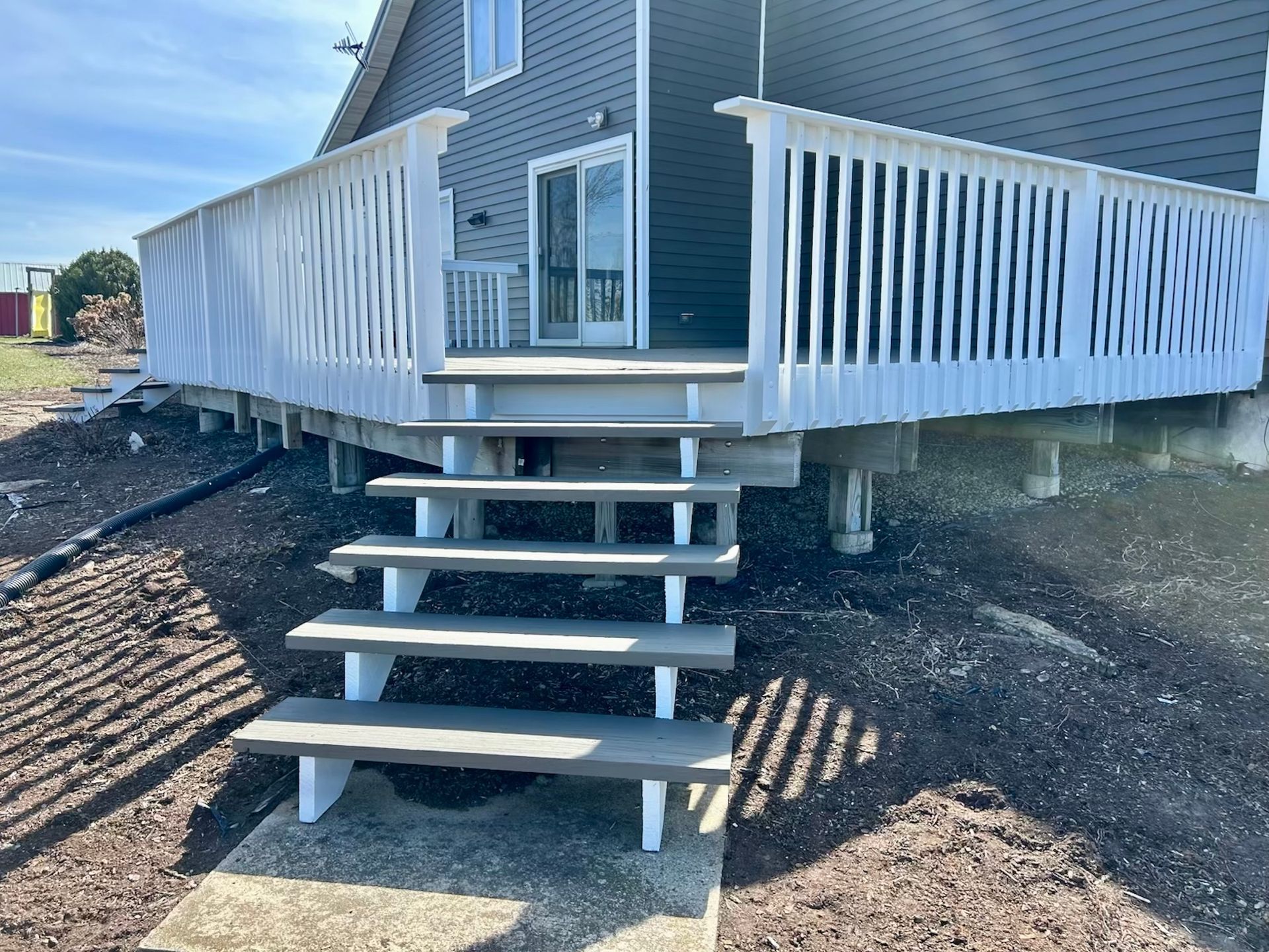 Residential Siding & Window Replacement, Norandex D5 Graphite 2024, Hail Damage Restoration Roofing Contractor Roofer in Hortonville Wisconsin