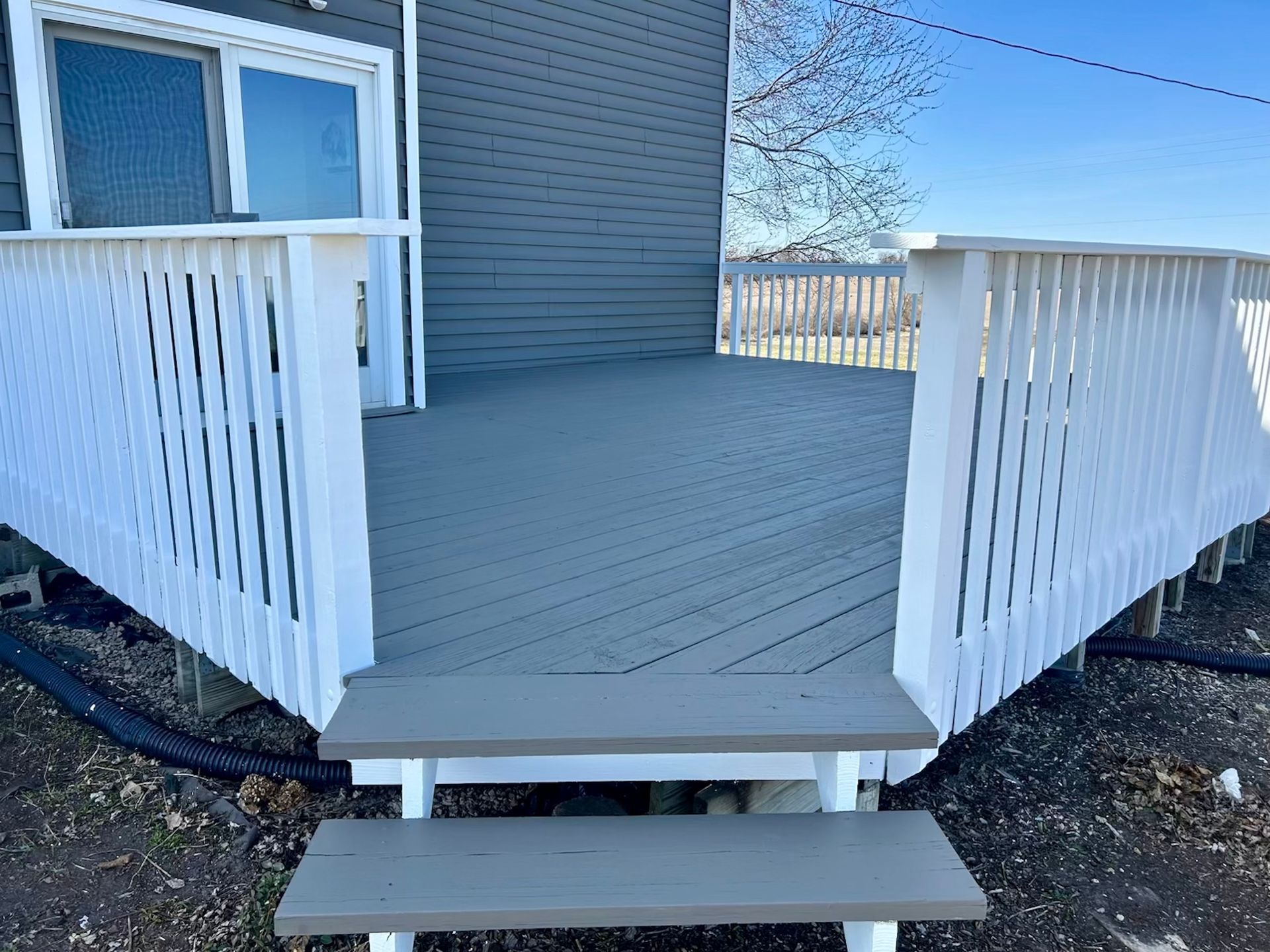 Residential Siding & Window Replacement, Norandex D5 Graphite 2024, Hail Damage Restoration Roofing Contractor Roofer in Hortonville Wisconsin