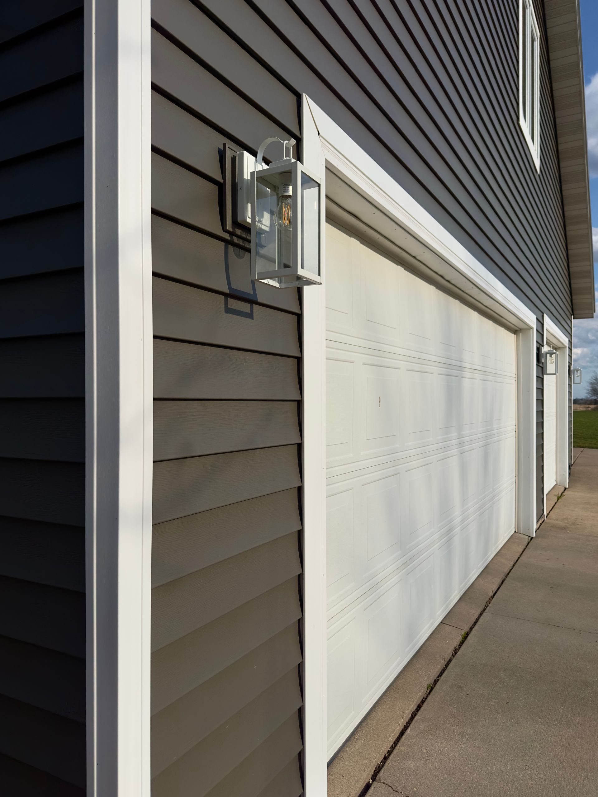 Residential Siding & Window Replacement, Norandex D5 Graphite 2024, Hail Damage Restoration Roofing Contractor Roofer in Hortonville Wisconsin