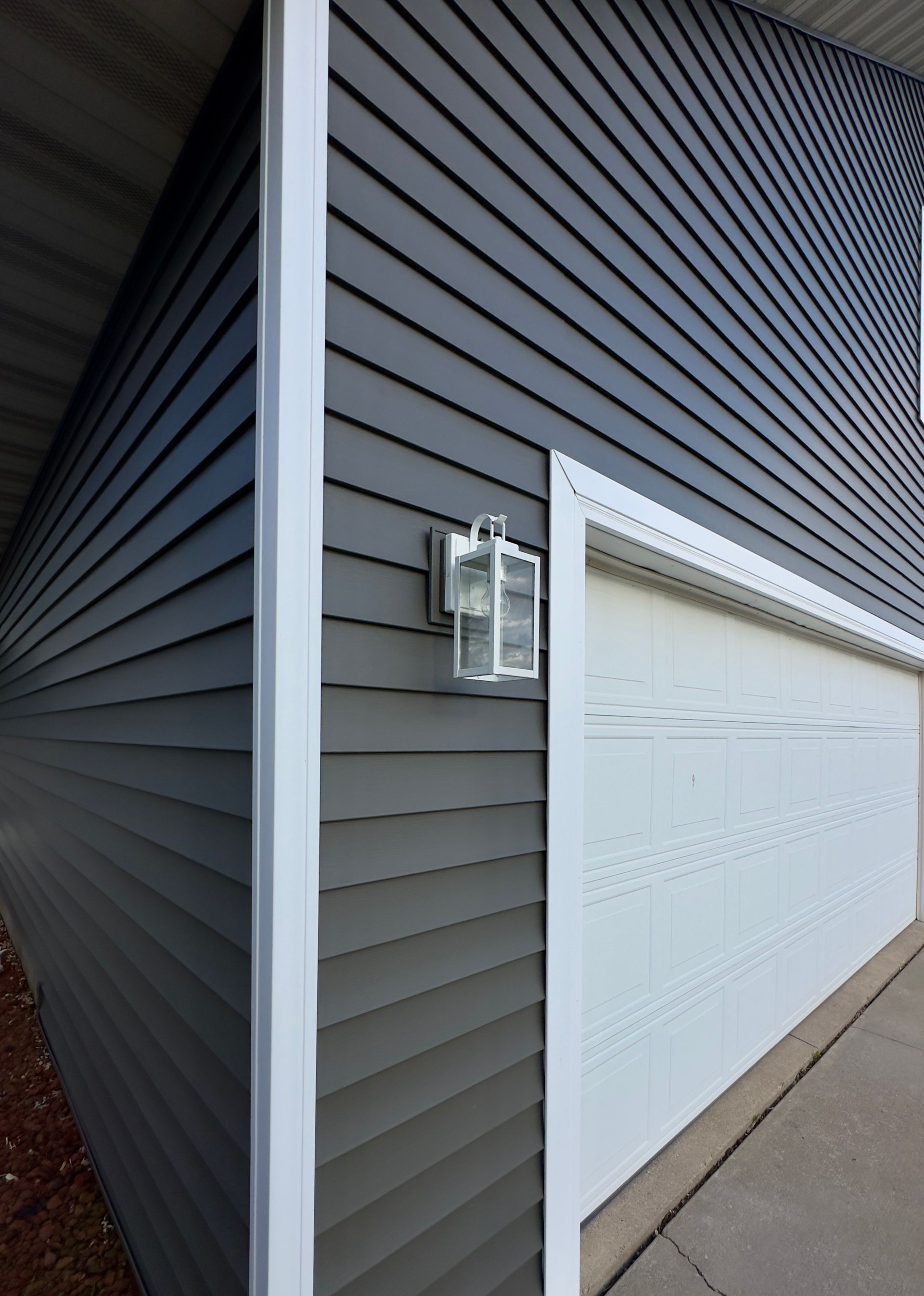 Residential Siding & Window Replacement, Norandex D5 Graphite 2024, Hail Damage Restoration Roofing Contractor Roofer in Hortonville Wisconsin