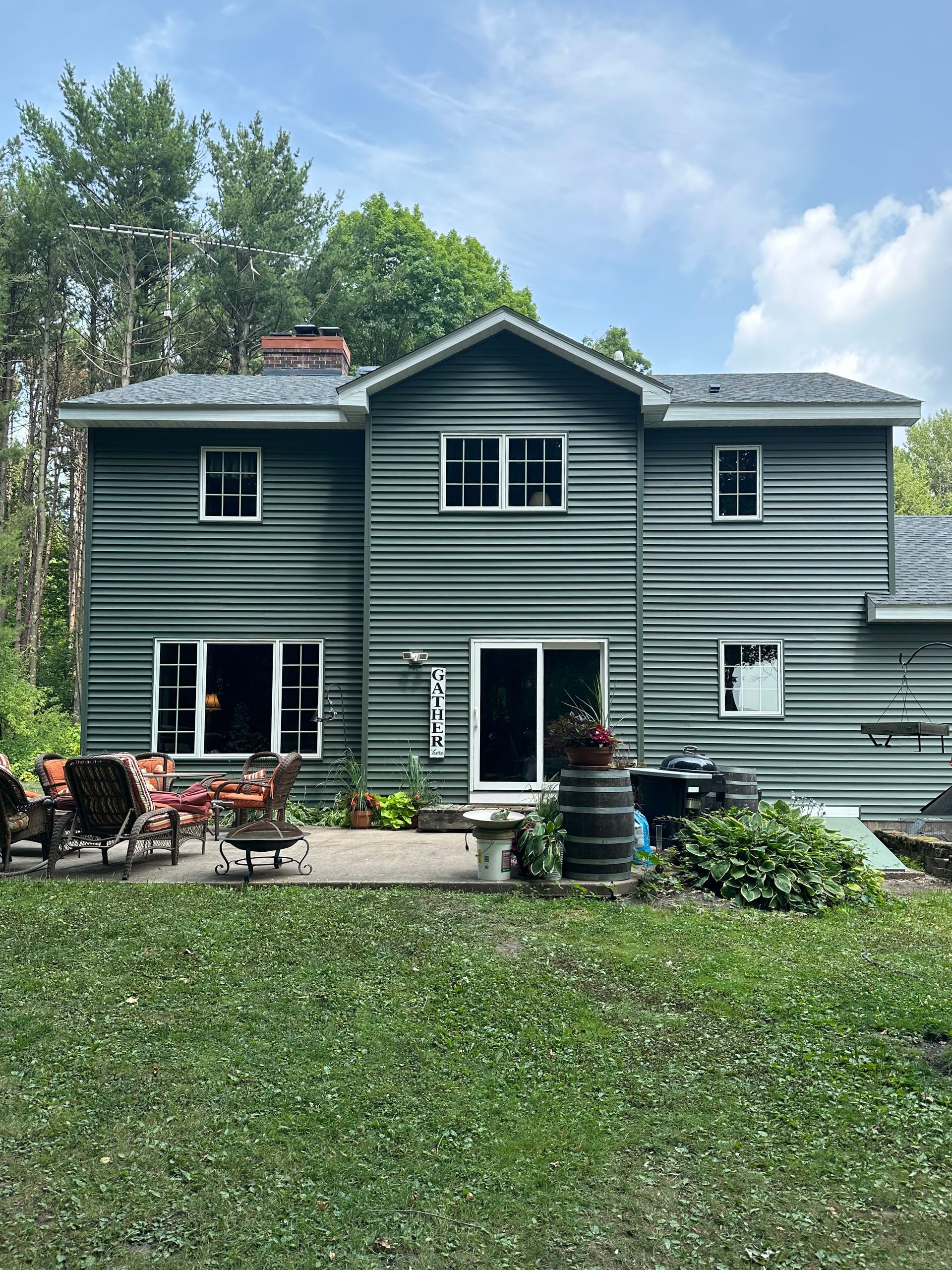 Badgerland Restoration & Remodeling residential general contractor Weyauwega Wisconsin siding installation project gallery