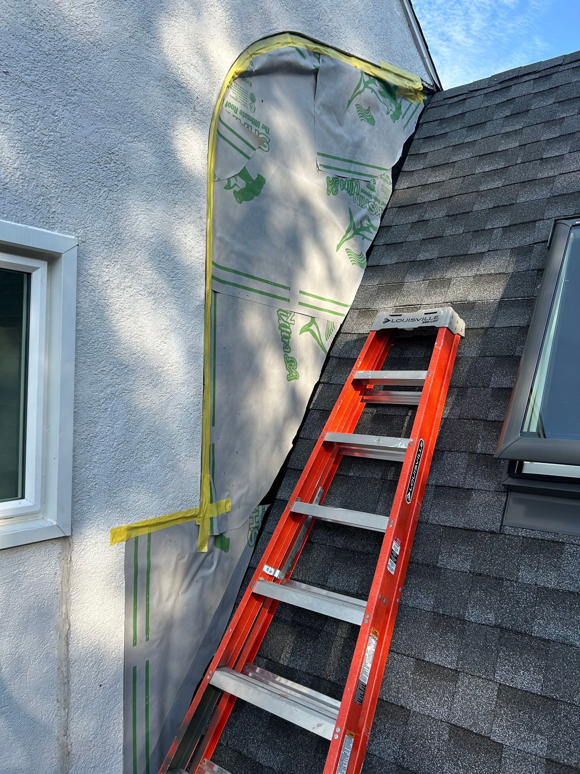 Leaking atrium replaced with Velux Skylight installed by contractor Badgerland Restoration & Remodeling in Wisconsin Rapids