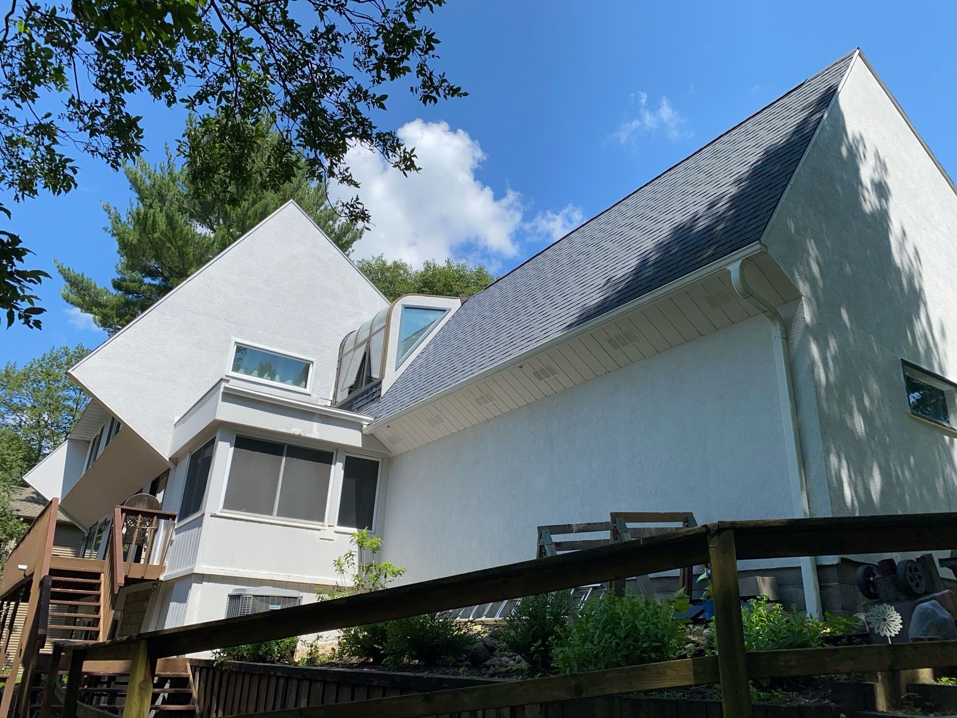 Leaking atrium replaced with Velux Skylight installed by contractor Badgerland Restoration & Remodeling in Wisconsin Rapids