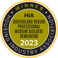 a queensland region professional medium builder / renovator award from the housing industry association