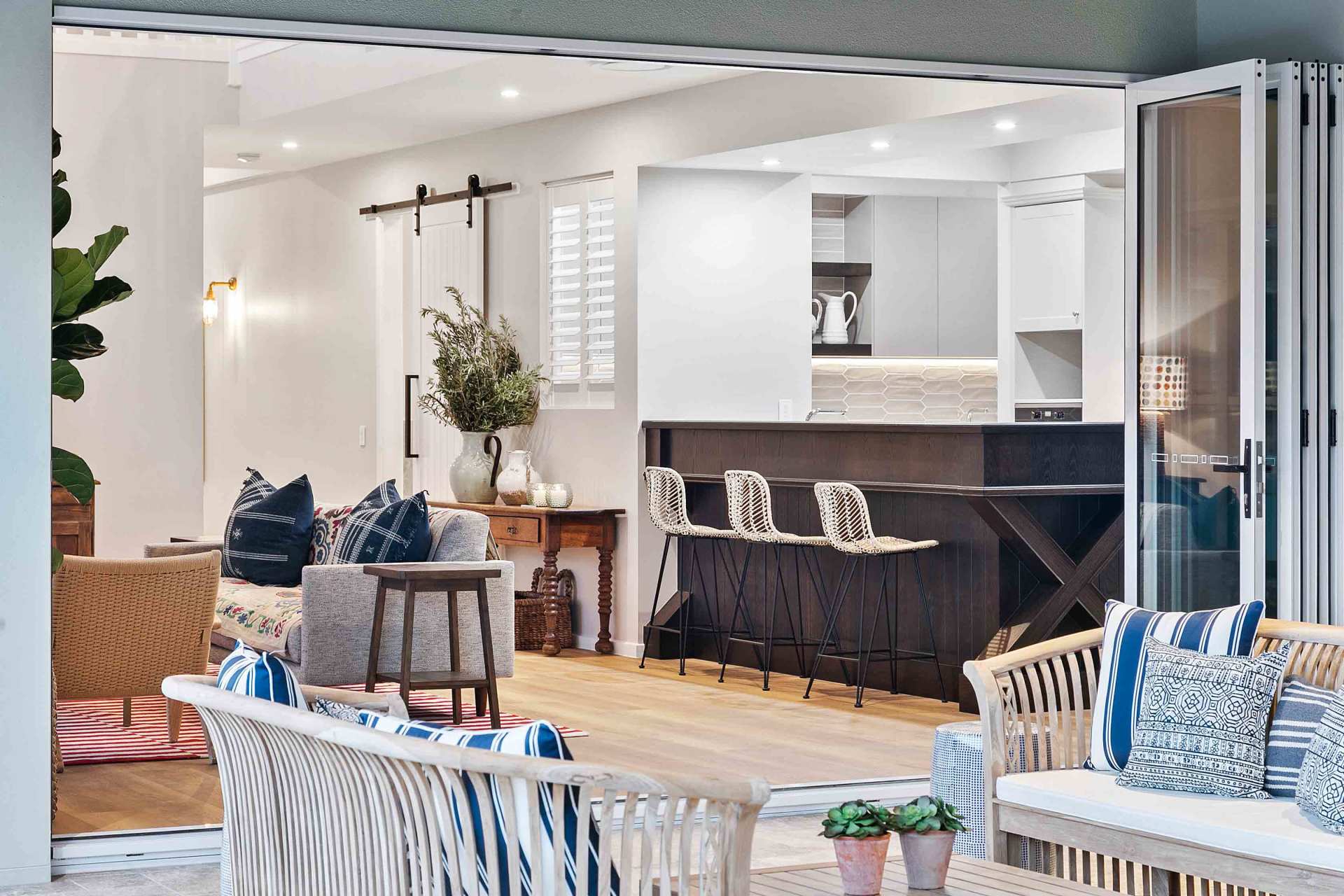 glass window, chairs, pillows