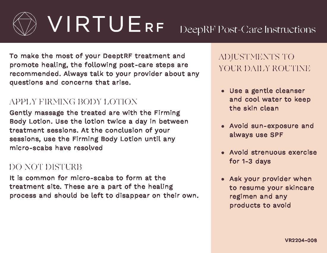 A pamphlet that says virtuerf on it. 