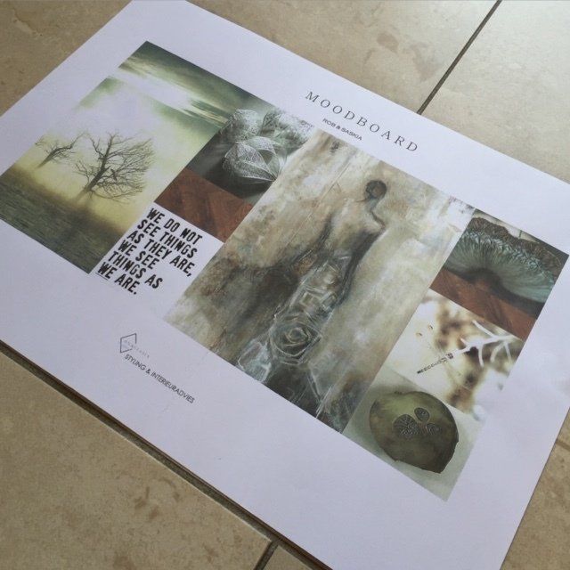 Moodboard - Herenhuis Zwijndrecht. Make-over. Van schets tot realisatie 