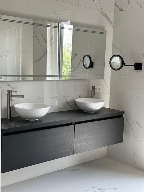 Badkamerontwerp - klassiek modern interieur