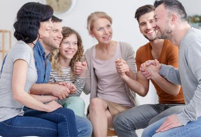 Family Therapy — Family with Professional Therapist in Omaha, NE