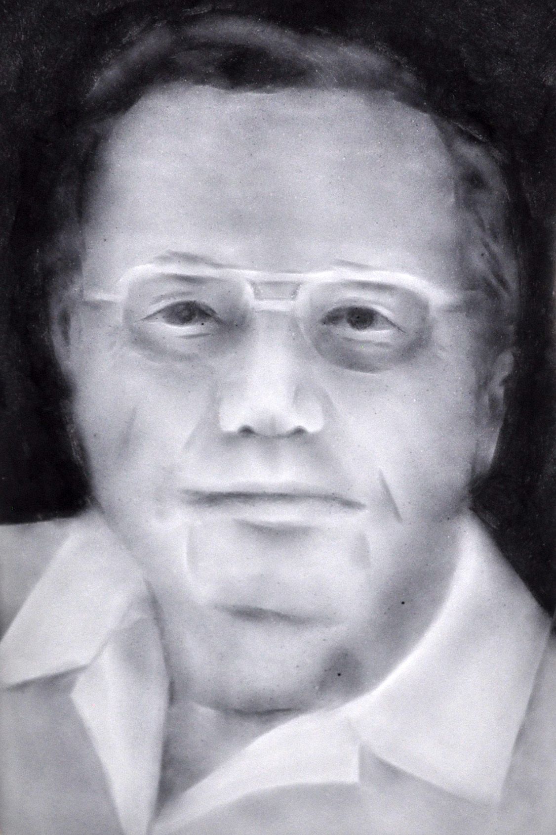 Charlie Portrait Heather Hartle Engraved Glass