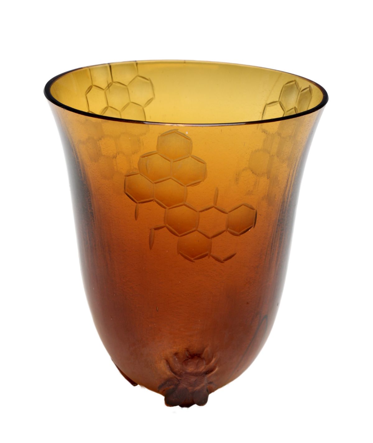 Honey Flower Heather Hartle Engraved Glass