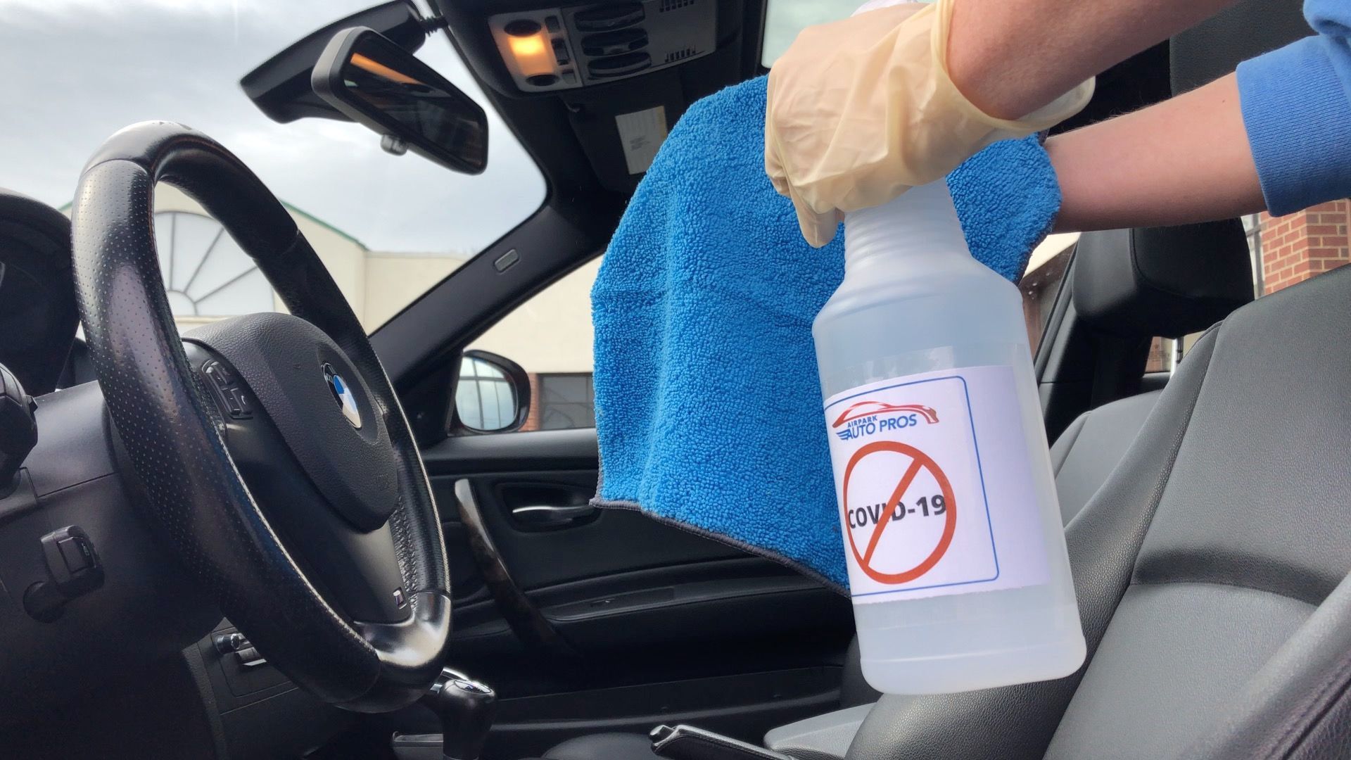 Spray Steering Wheel | Airpark Auto Pros