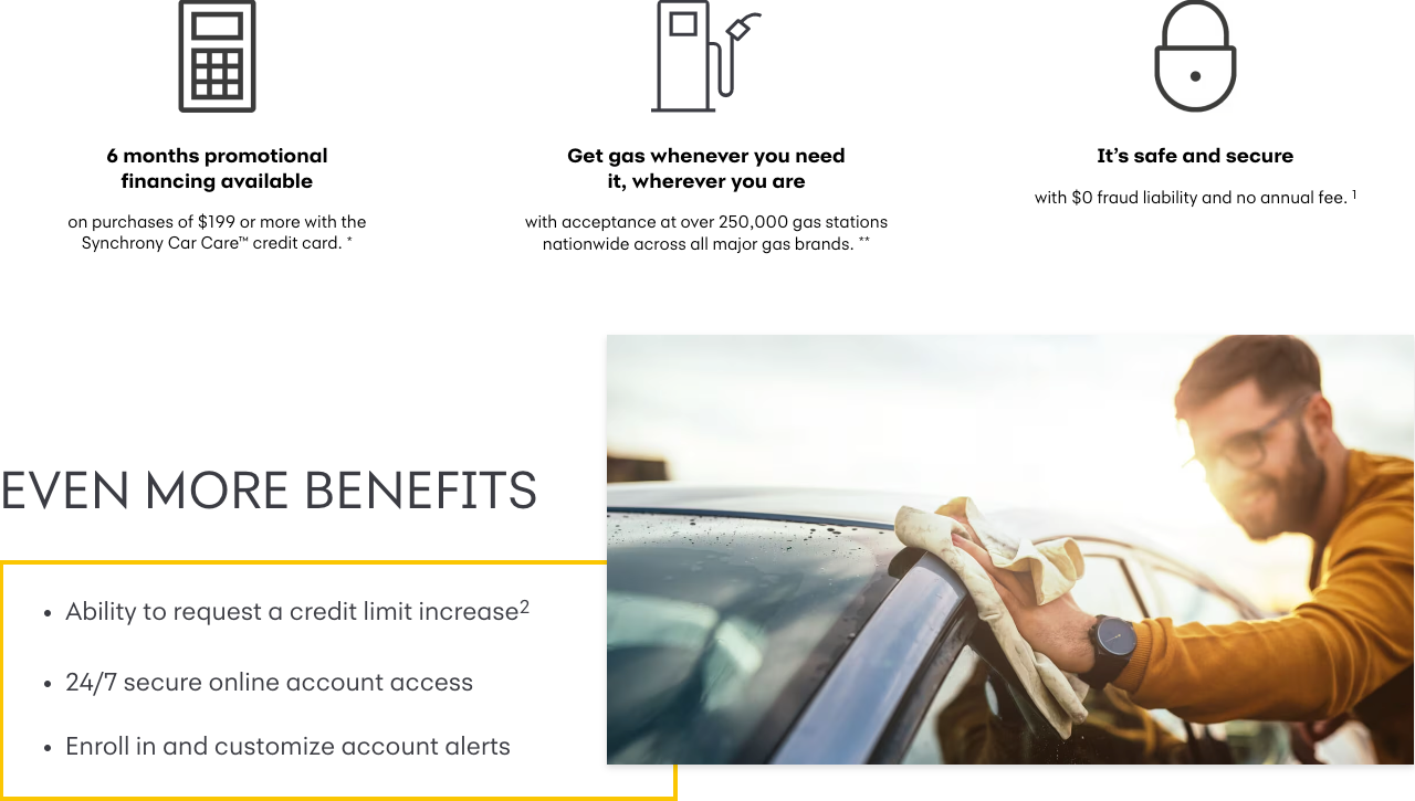 Synchrony Web Footer | Airpark Auto Pros