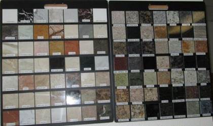 Quality Hardwood Flooring — Variety of Displayed Tiles in Banning, CA