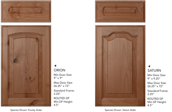 Wood Doors for Cabinets — Orion and Saturn door in Banning, CA
