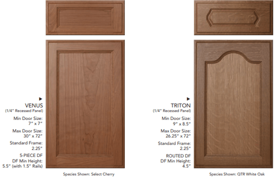 Quality Cabinets — Venus and Triton door in Banning, CA