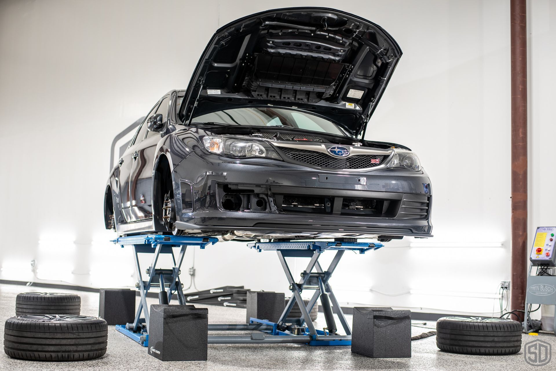 2010 Subaru WRX STI Signature Suspension Detail - wheels, suspension, and brake calipers Florida