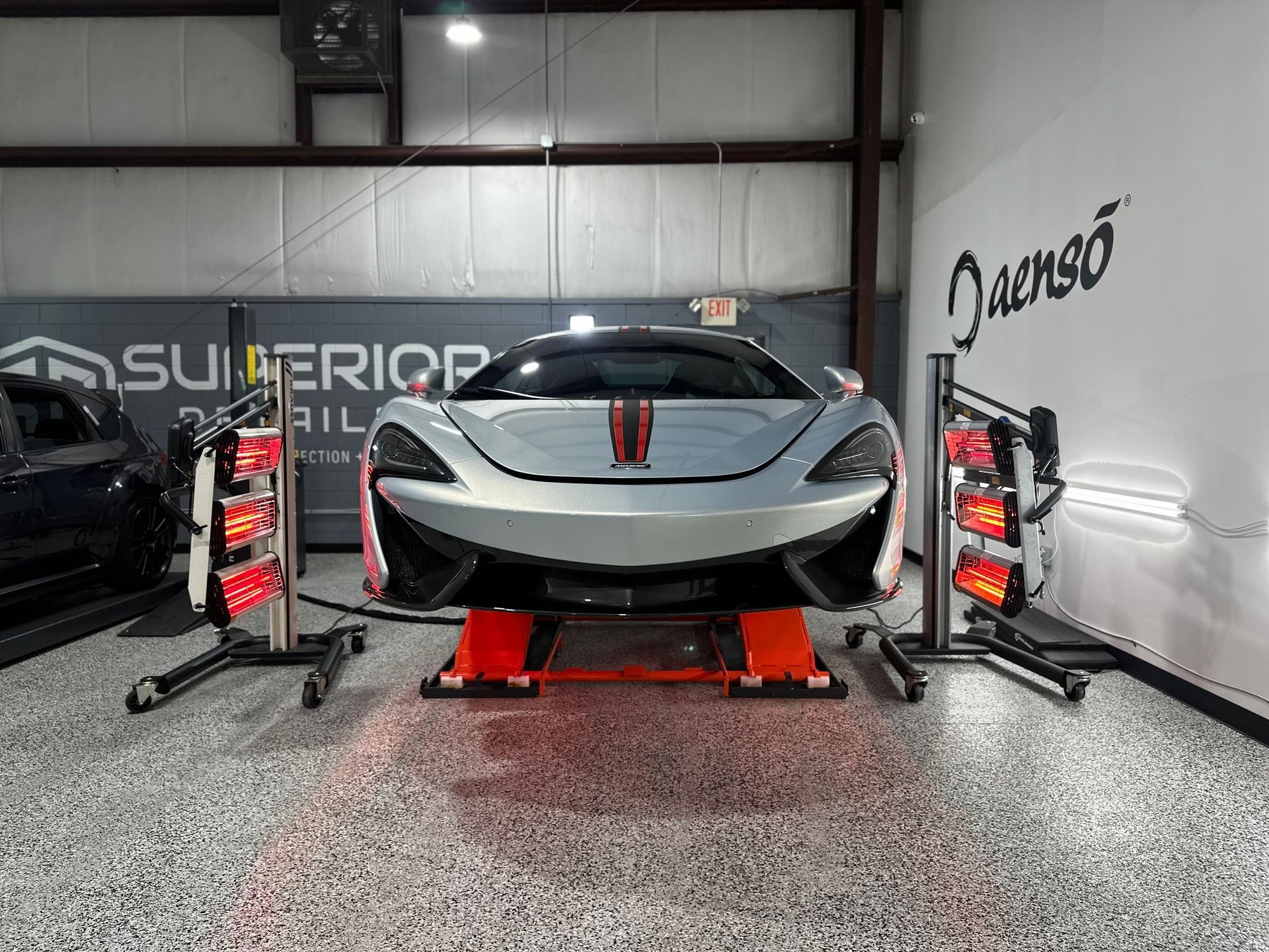 2016 McLaren 570 SunTek Reaction PPF, Modesta Maintenance Detail, and Modesta BC06 Wheel and Caliper Coating wheels off Florida