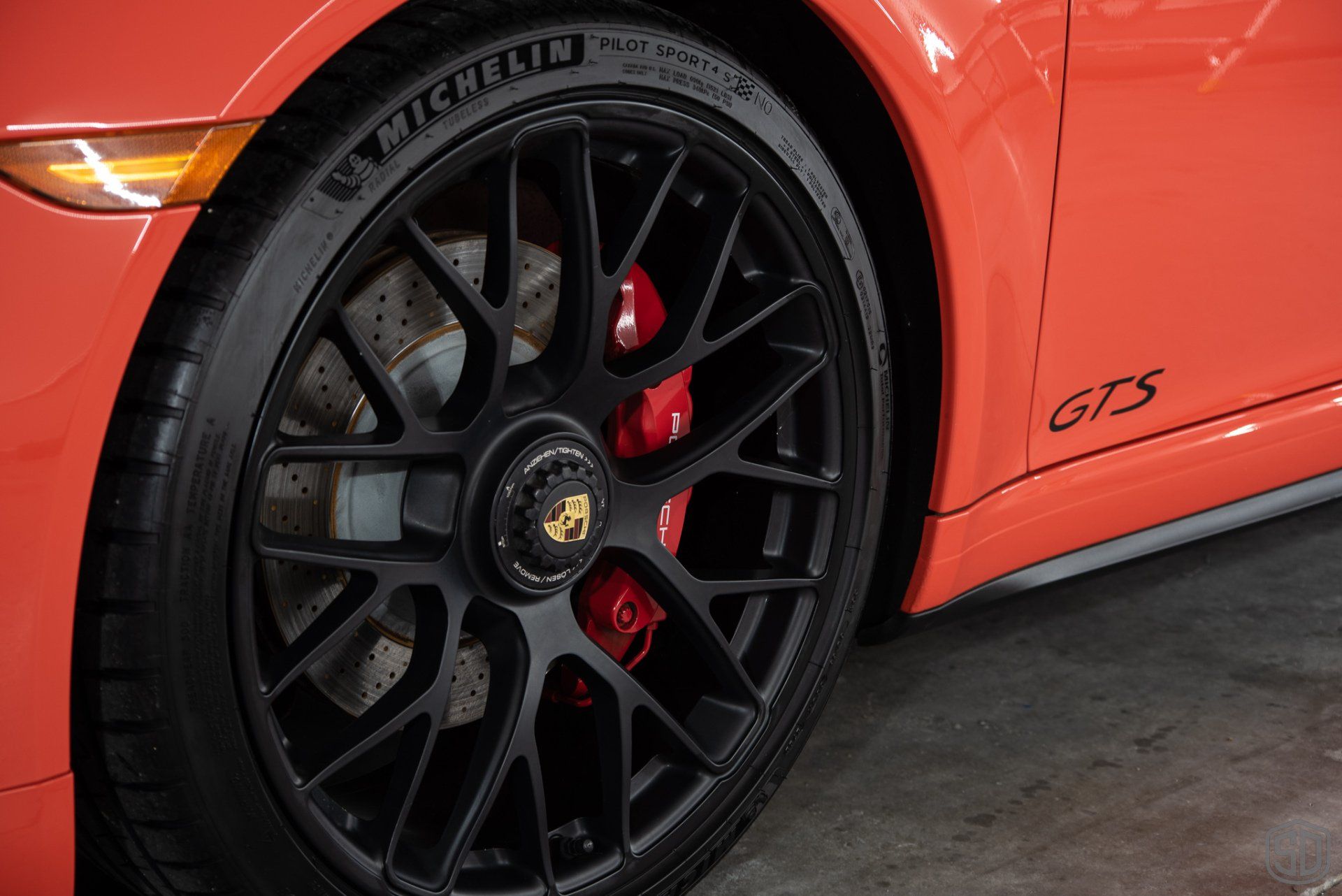 2016 Porsche 911 GTS Detailing, Paint Correction, Paint Chip Repair, Nano-Titanium Glass Coating, Paint Protection Film wheel close up Orlando, Florida