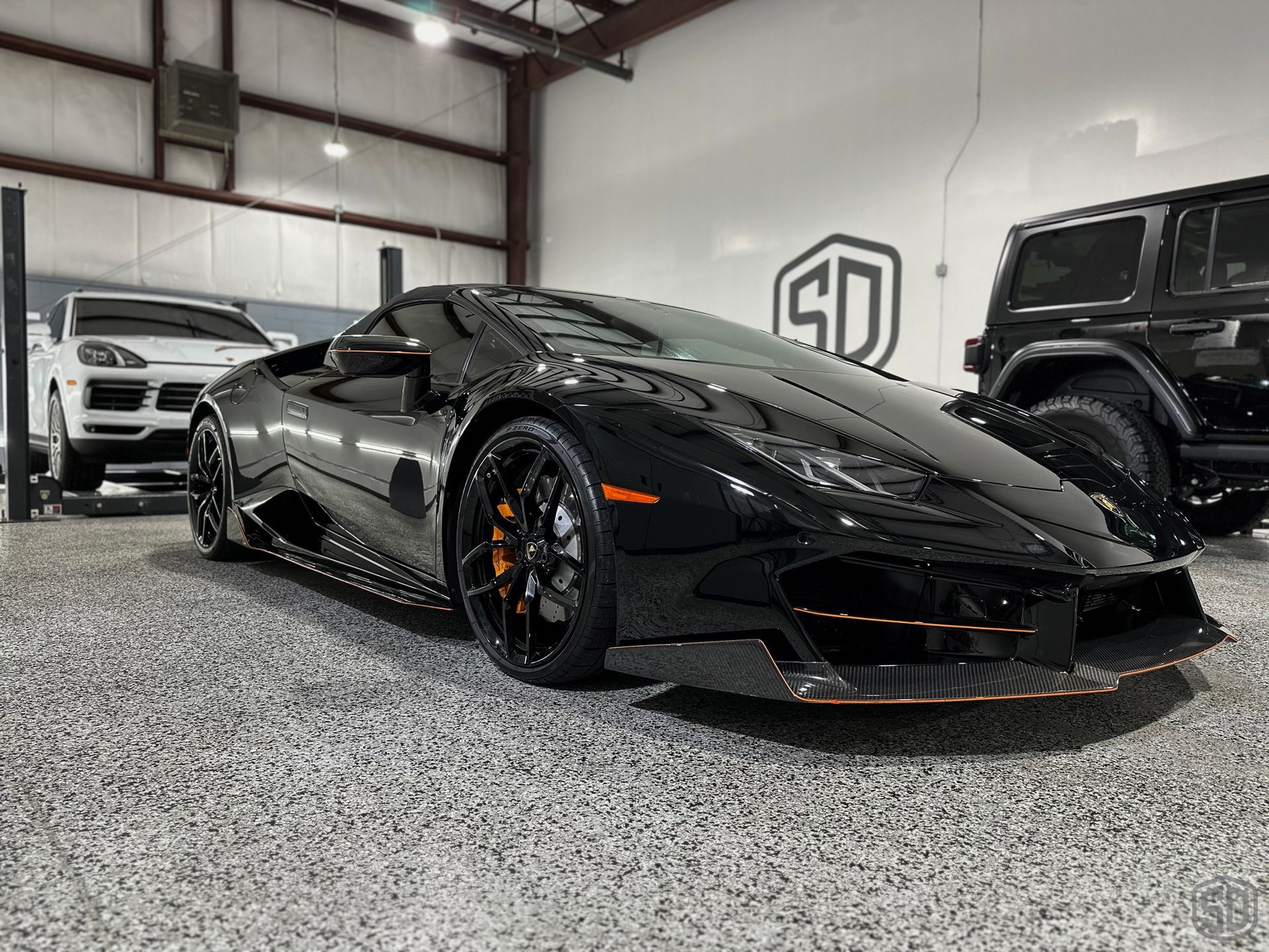 2019 Lamborghini Huracan Spider ExoShield Windshield Protection Film Orlando, Florida USA
