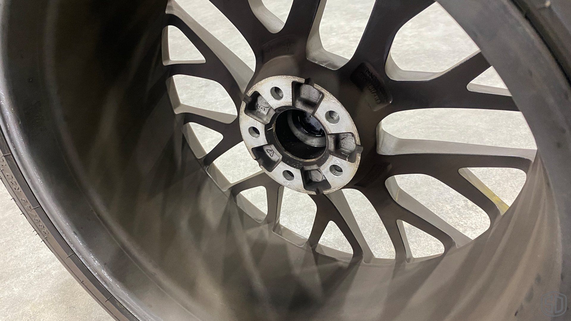 2019 Porsche Macan high end detailing Modesta BC-06 water repellent glass coating wheel interior view Orlando Florida