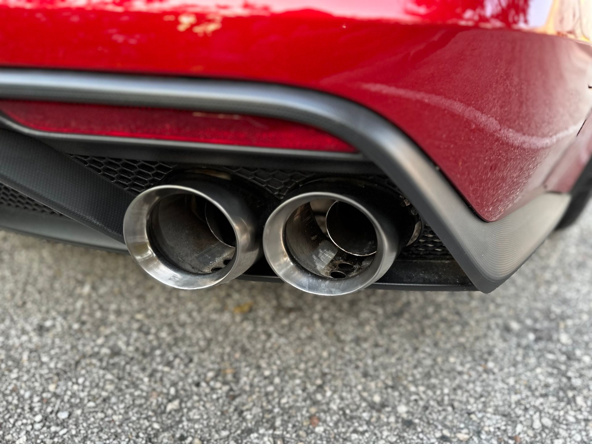 2020 Ford Mustang GT350 Interior & Exterior Detailing and Waxing tail pipe after Orlando