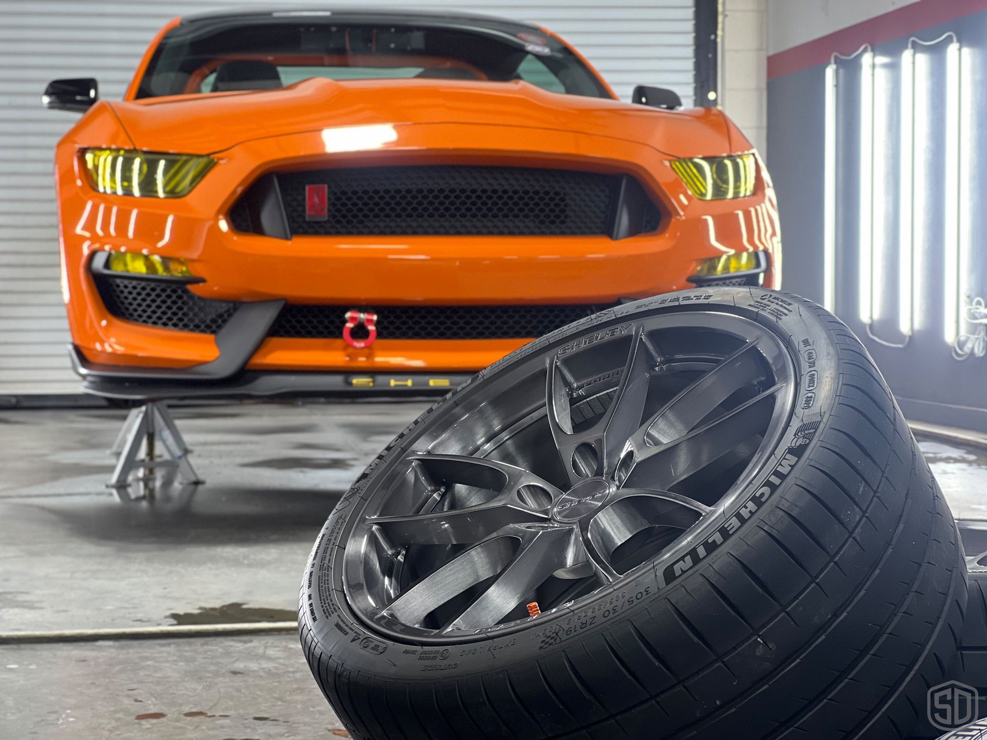 2020 Mustang Shelby GT350R Annual Modesta Coating Maintenance Detail and Fender PPF wheels off Orlando Florida