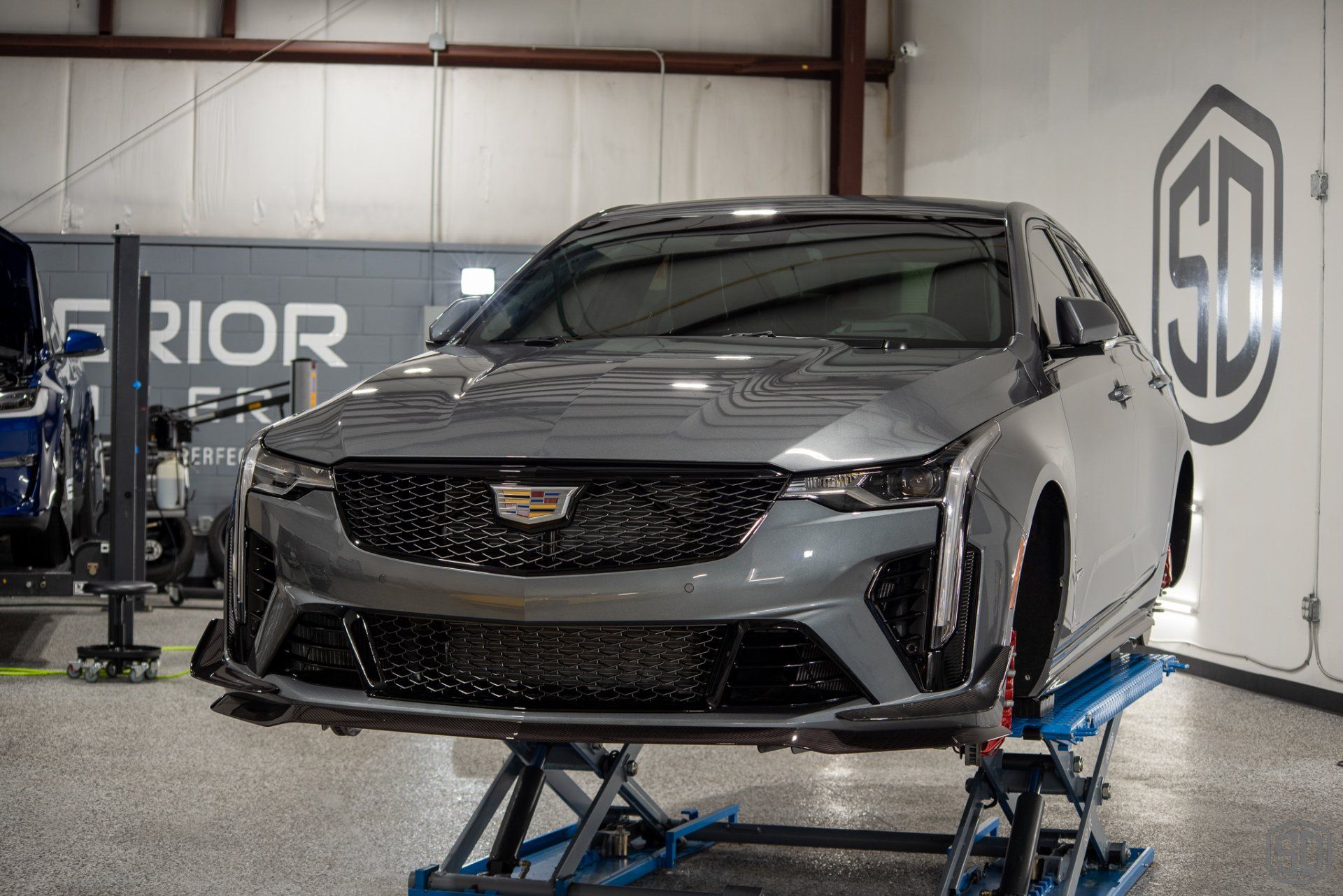 2022 Cadillac CT4 Blackwing Detailing, Paint Correction, Paint Protection Film, Modesta BC-06 Wheel and Caliper Protection, Modesta BC-05 Advanced Glass Coating Orlando