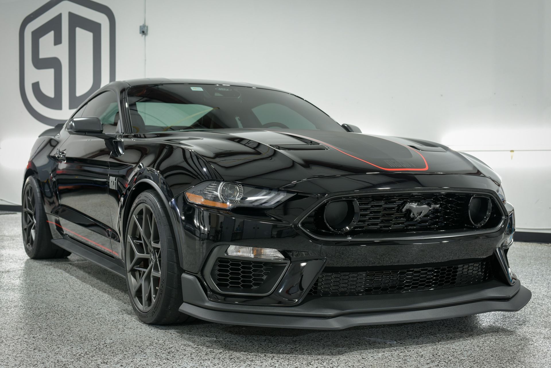 2022 Ford Mustang Mach 1 Paint Correction, Paint Protection Film (PPF), various Modesta Coatings Orlando, FL USA