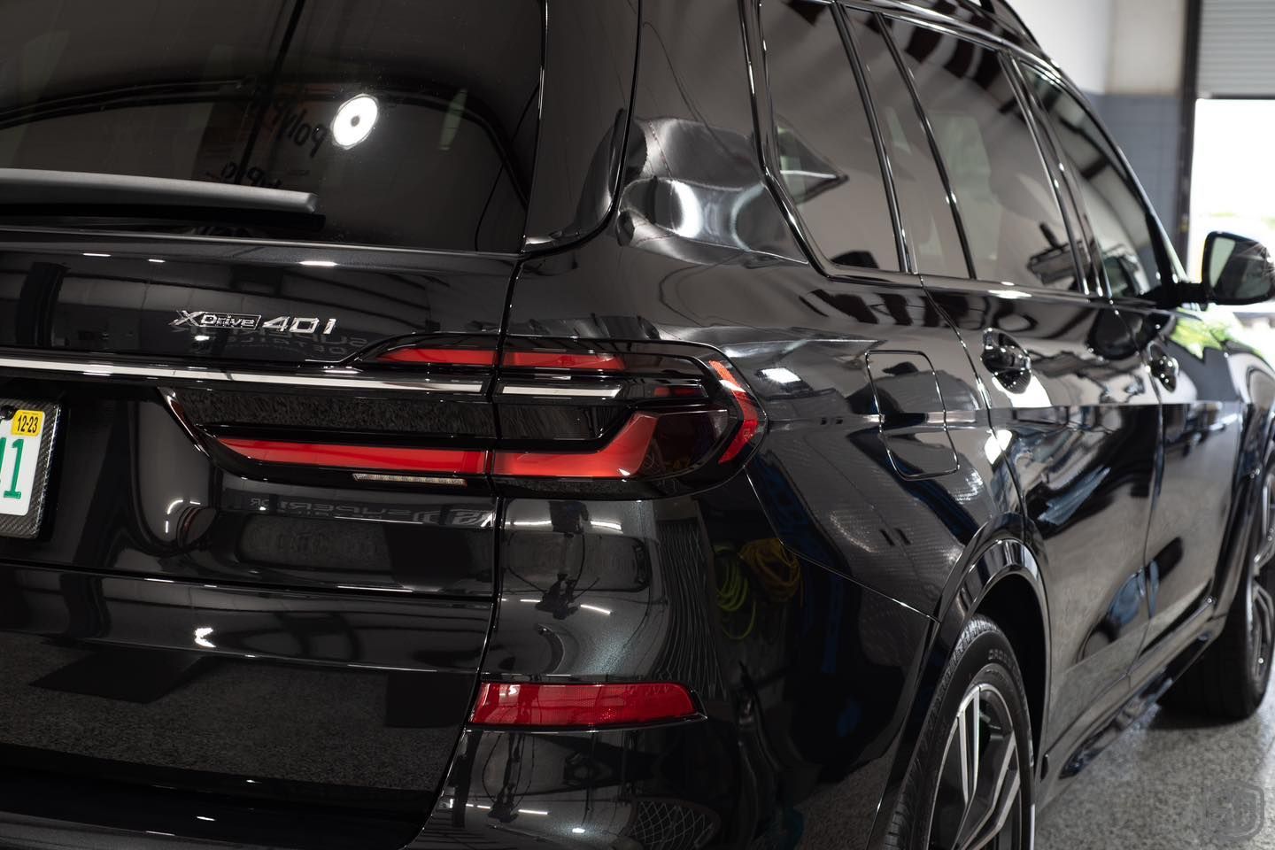 2023 BMW X7 Level 2 Paint Correction and Modesta BC-08 tail light Orlando, Florida