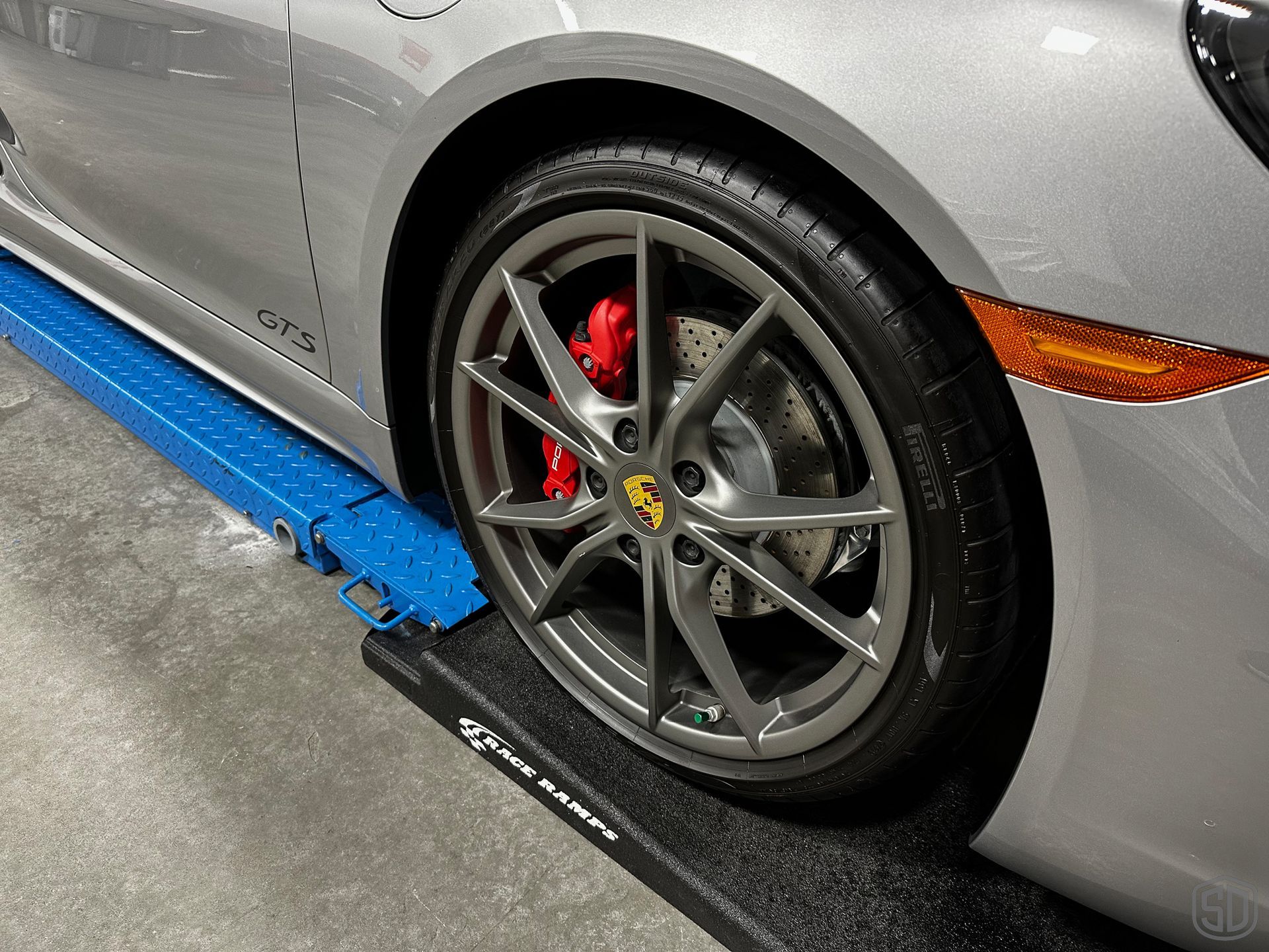 2023 Porsche Targa 4 GTS and 2019 718 Boxster GTS Modesta Coatings and Premium Detail Service FL wheel close up USA