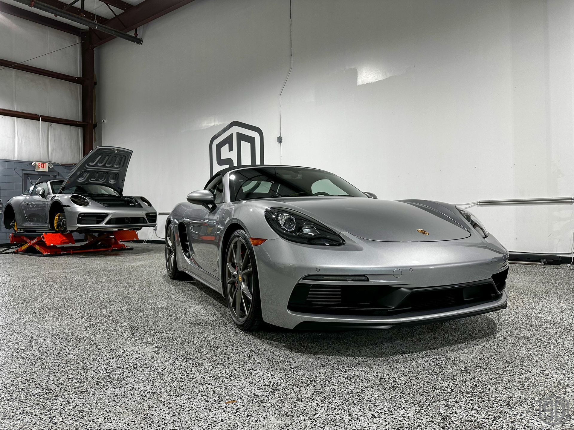 2023 Porsche Targa 4 GTS and 2019 718 Boxster GTS Modesta Coatings and Premium Detail Service Orlando, Florida