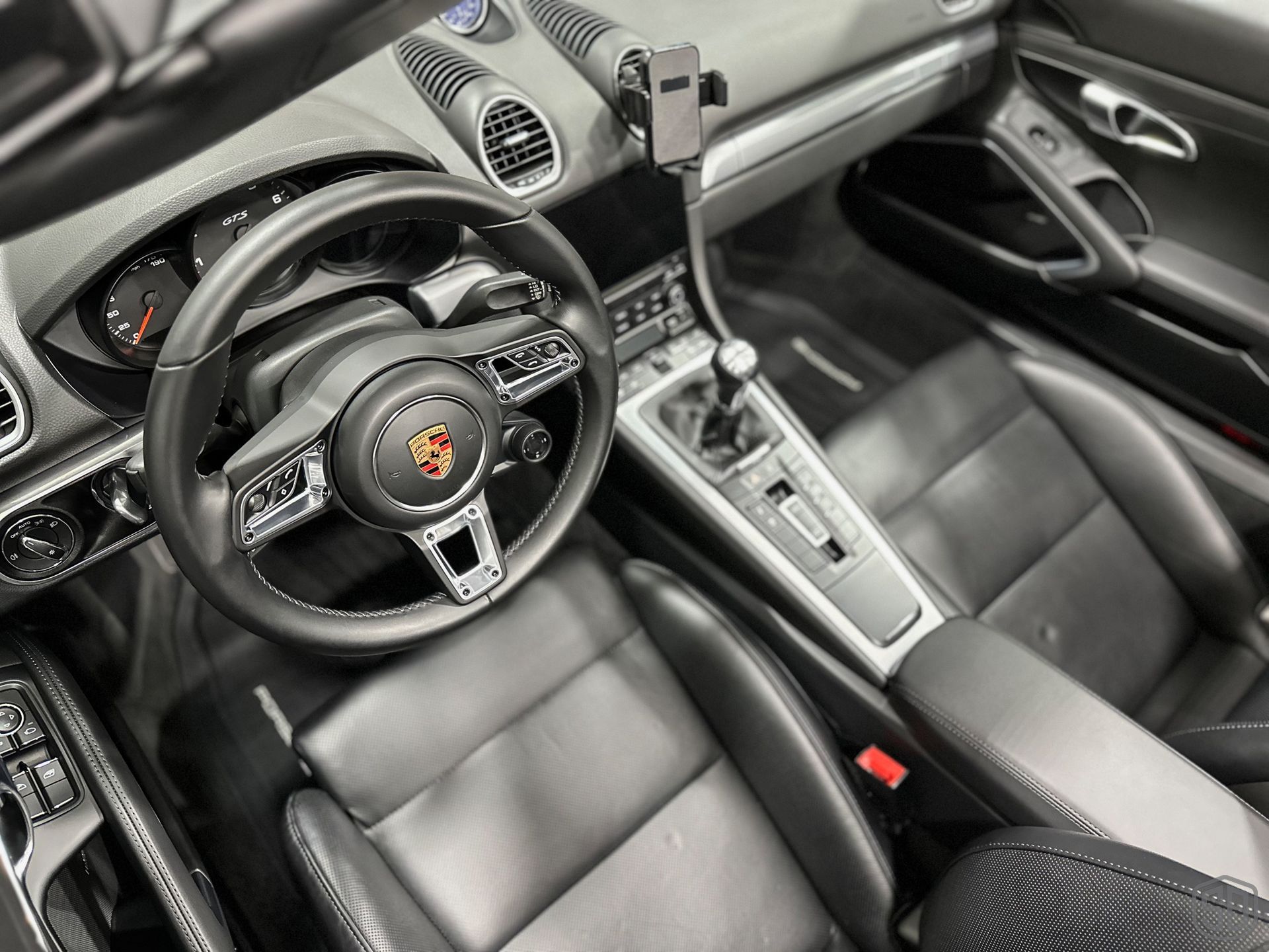 2023 Porsche Targa 4 GTS and 2019 718 Boxster GTS Modesta Coatings and Premium Detail Service interior detail Orlando