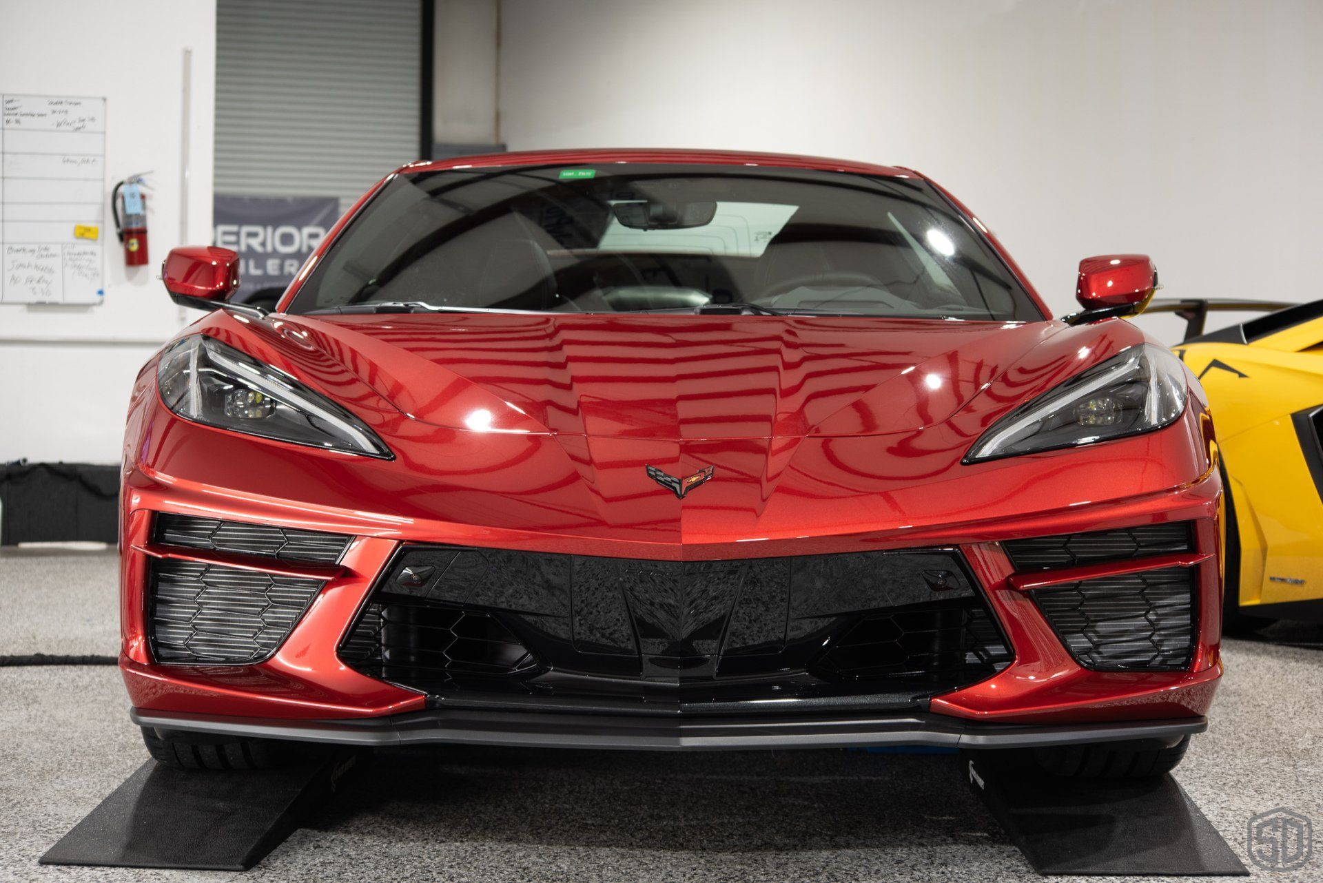 2023 Red Mist Metallic Corvette C8 Z51 HTC Custom Fitted Paint Protection Film Orlando, FL