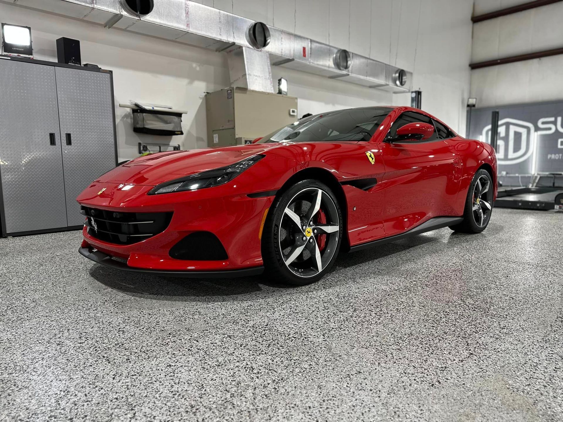 2024 Ferrari Portofino Detailing, Full Body PPF, Modesta BC05 and Modesta EPC (Exterior Plastic Coating) on the Exterior Trim and Modesta BC06 & BC06TC(Top Coat) on Wheels and Calipers Orlando
