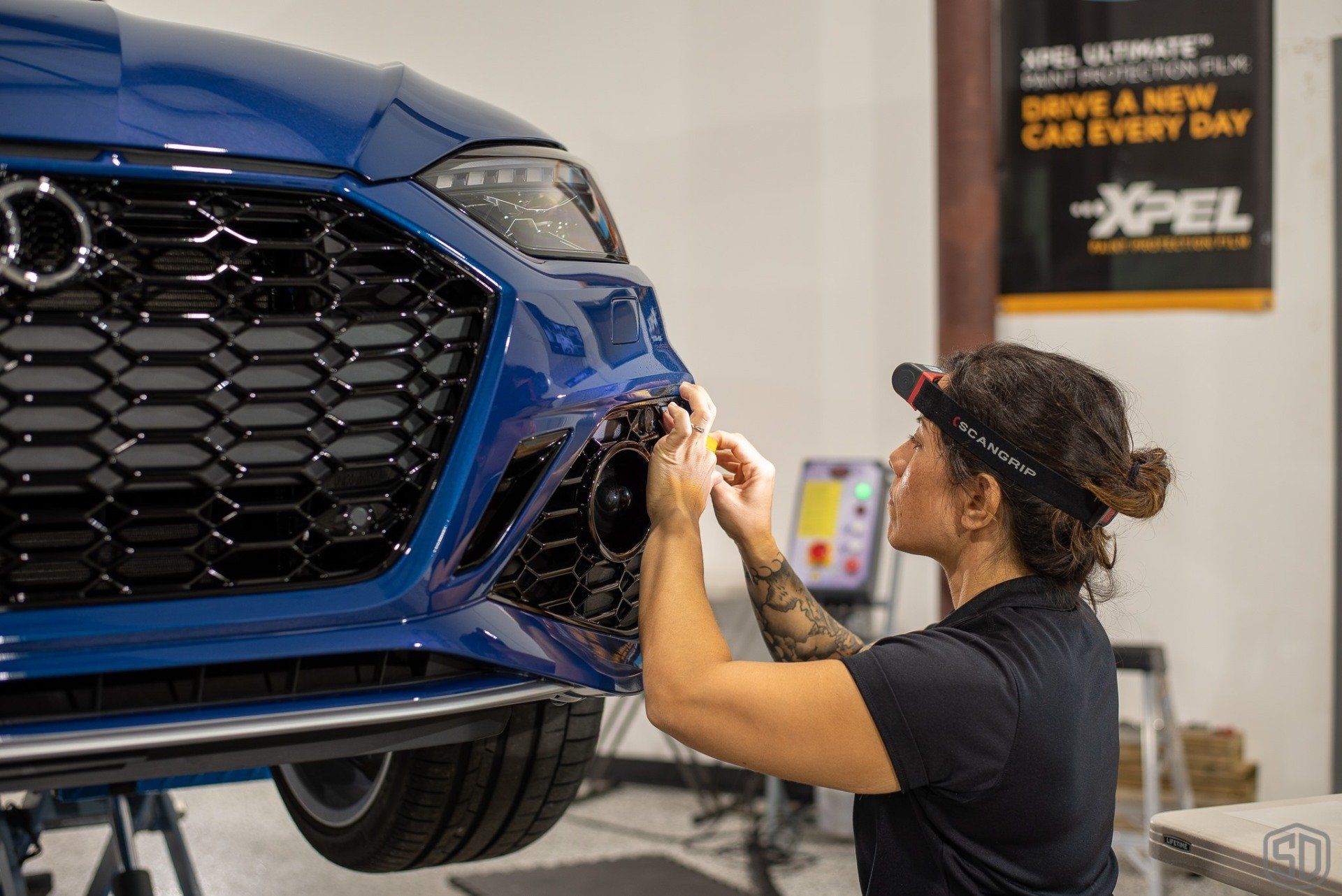 Audi RS5 Paint Protection Film installation