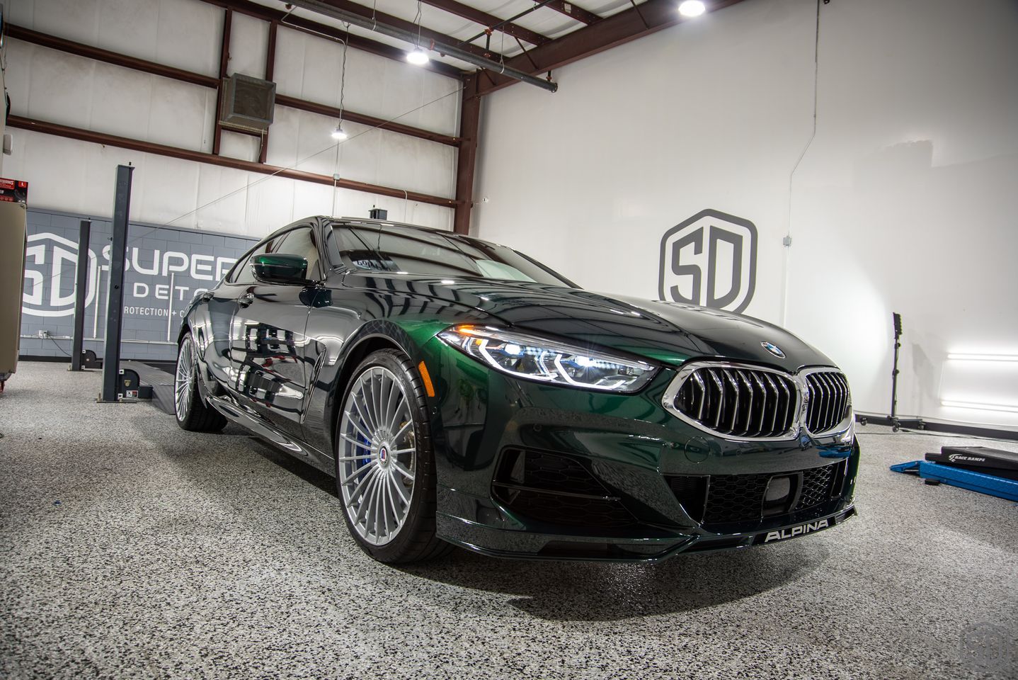 BMW Alpina B8 Paint Protection Film & Modesta Coating to the front bumper Orlando FL