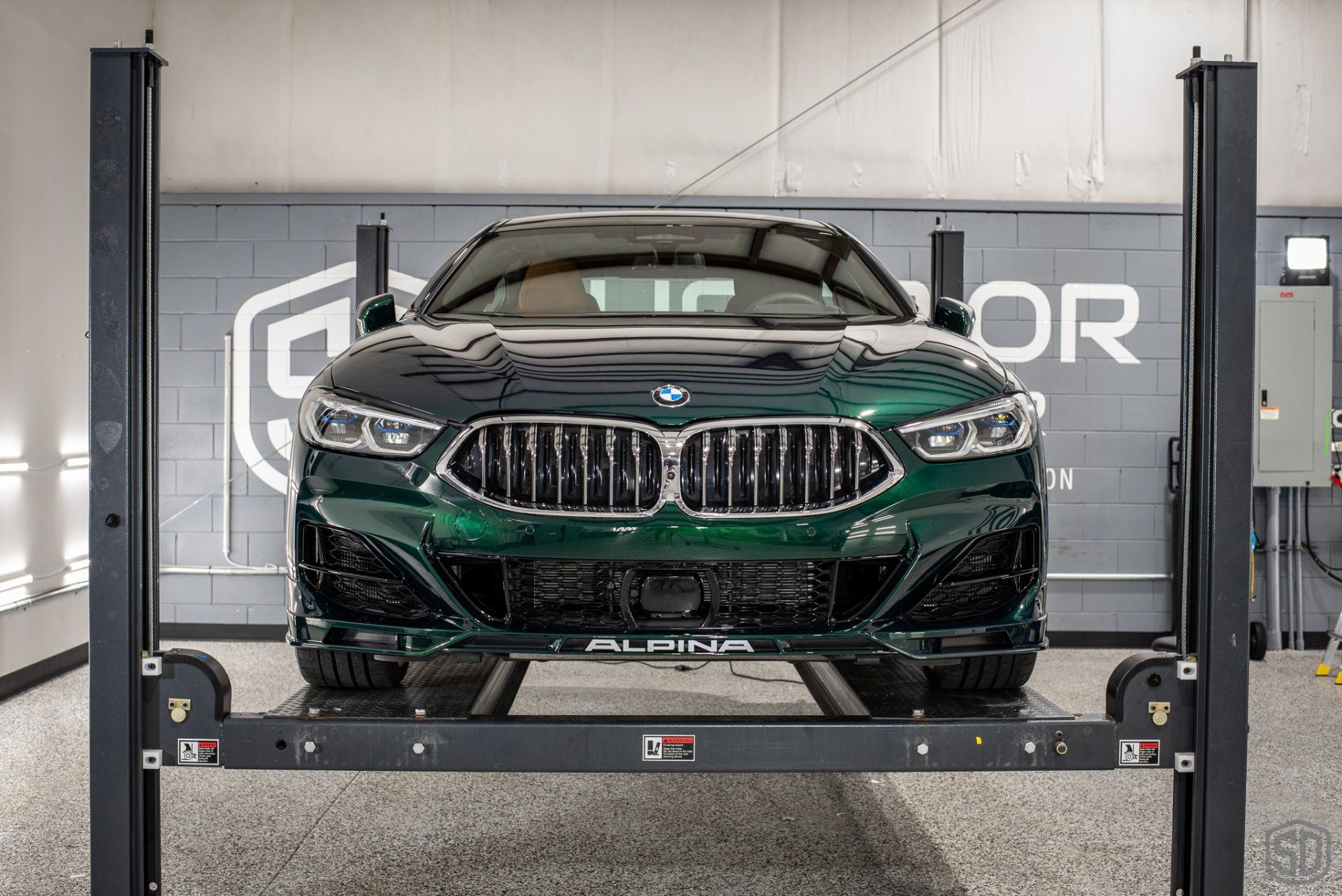 BMW Alpina B8 Paint Protection Film & Modesta Coating to the front bumper Florida