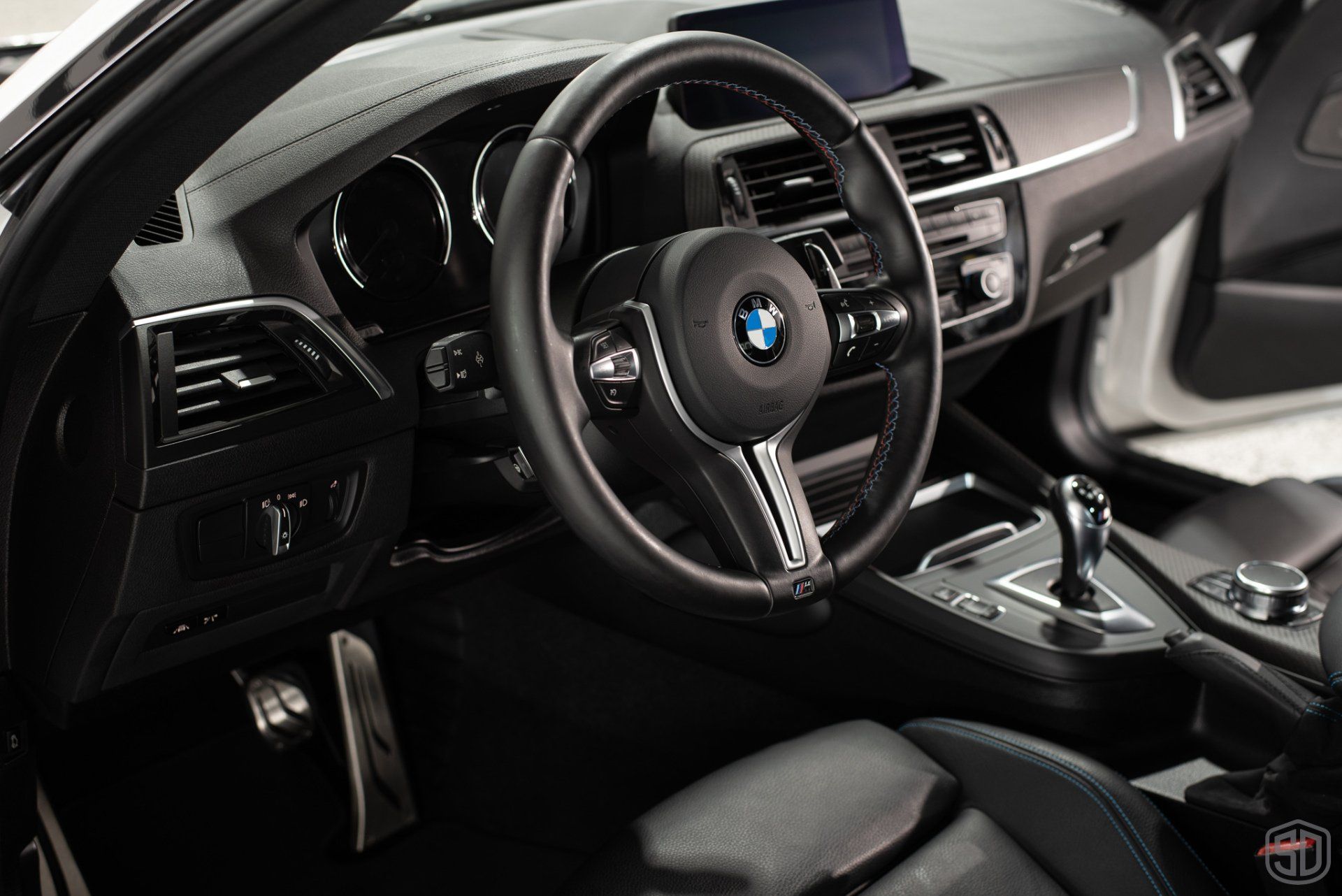 BMW M2 interior detail with swissvax leather cleaning, exterior detail, Modesta BC-08 ceramic coating interior detail orlando Florida