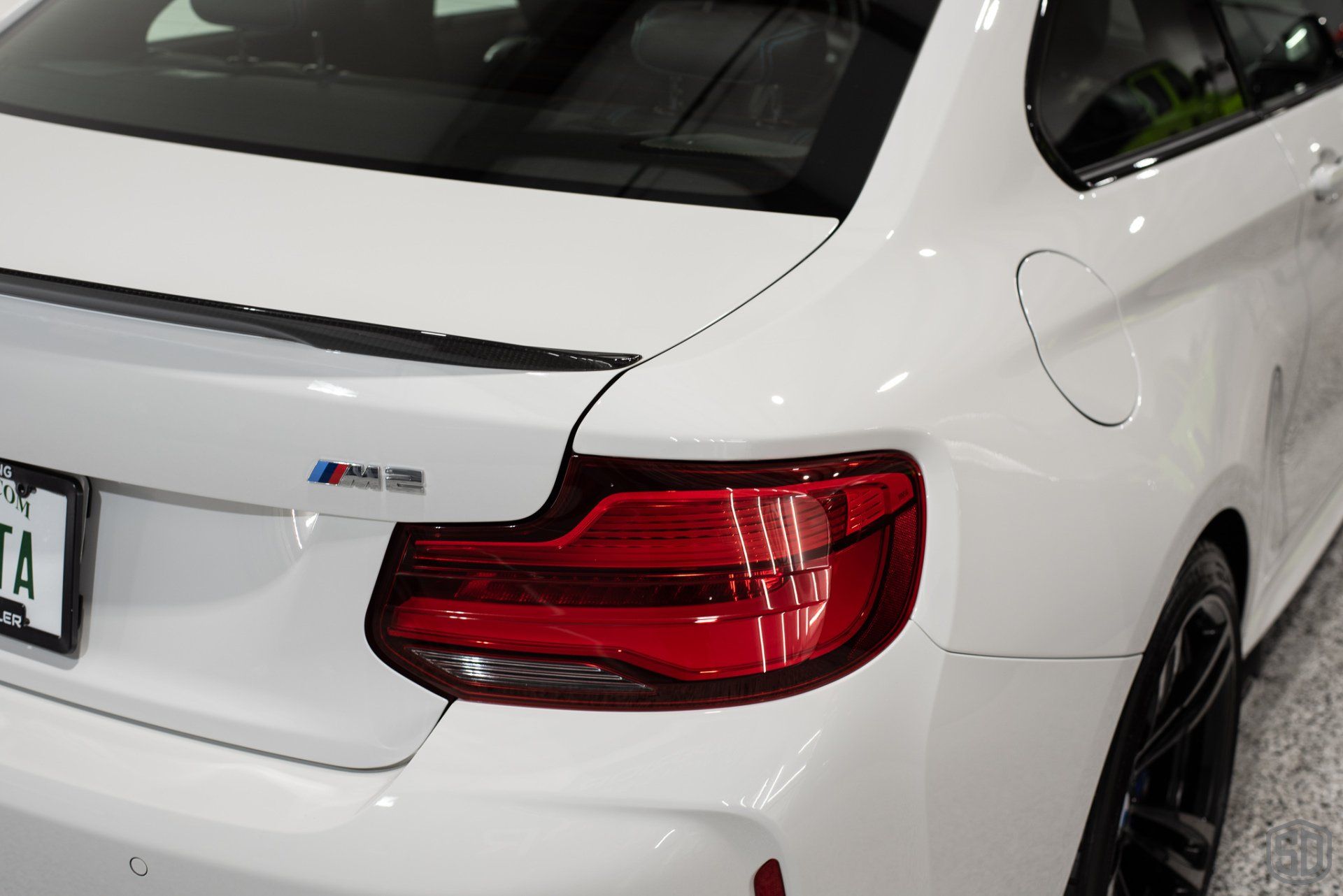 BMW M2 interior detail with swissvax leather cleaning, exterior detail, Modesta BC-08 ceramic coating orlando FL