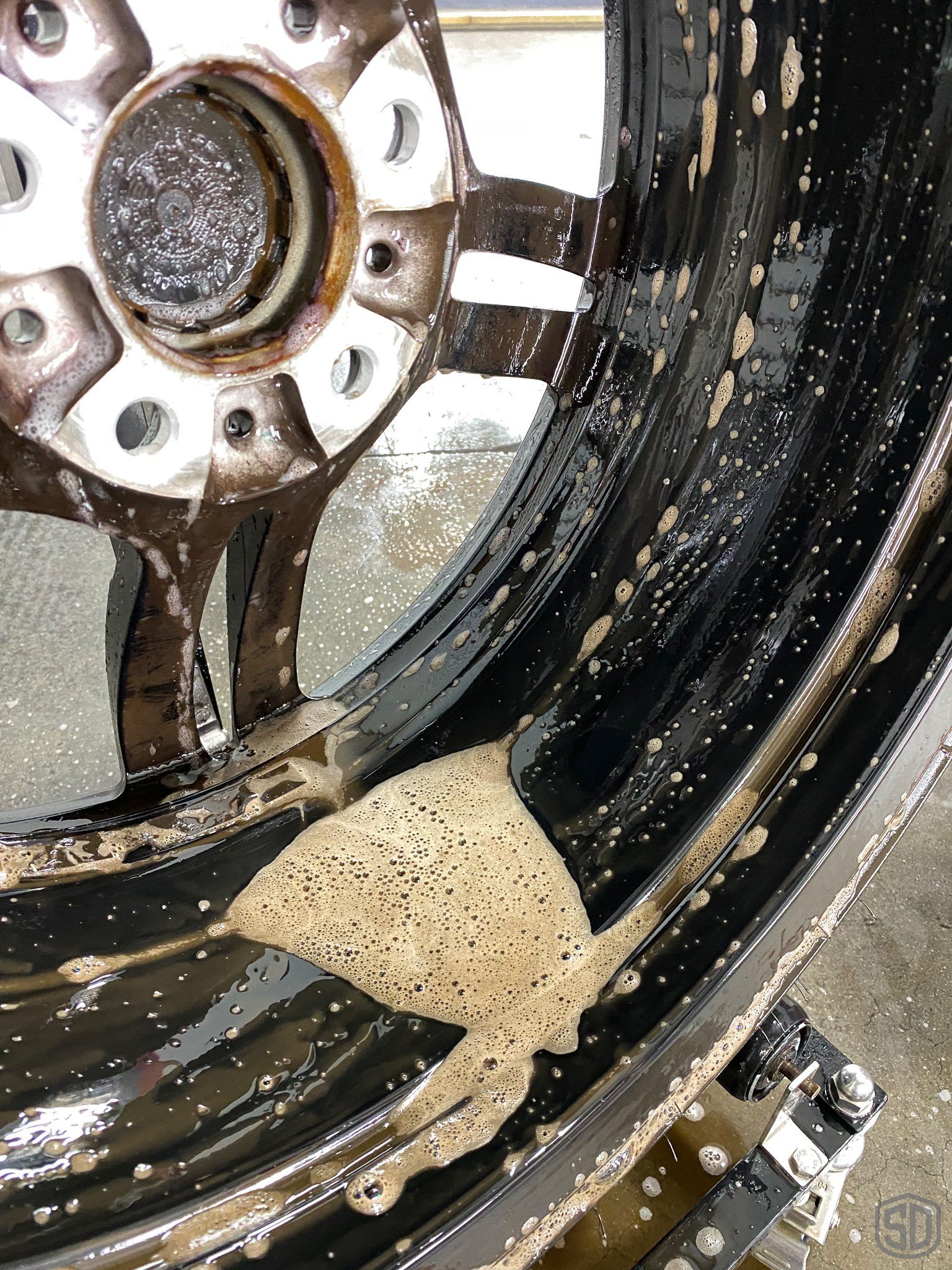 BMW M2 interior detail with swissvax leather cleaning, exterior detail, Modesta BC-08 ceramic coating wheel close up detailorlando