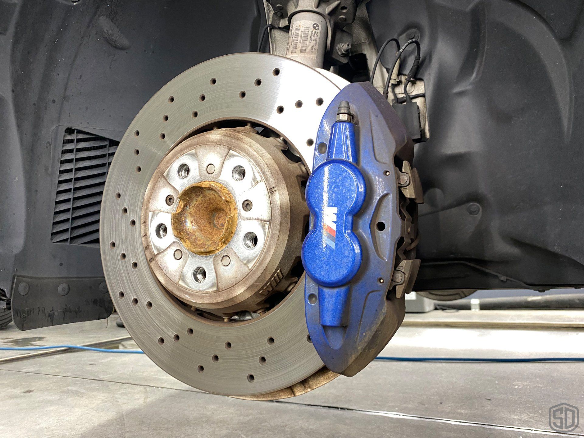 BMW M2 interior detail with swissvax leather cleaning, exterior detail, Modesta BC-08 ceramic coating wheel caliper detail beforeorlando Florida