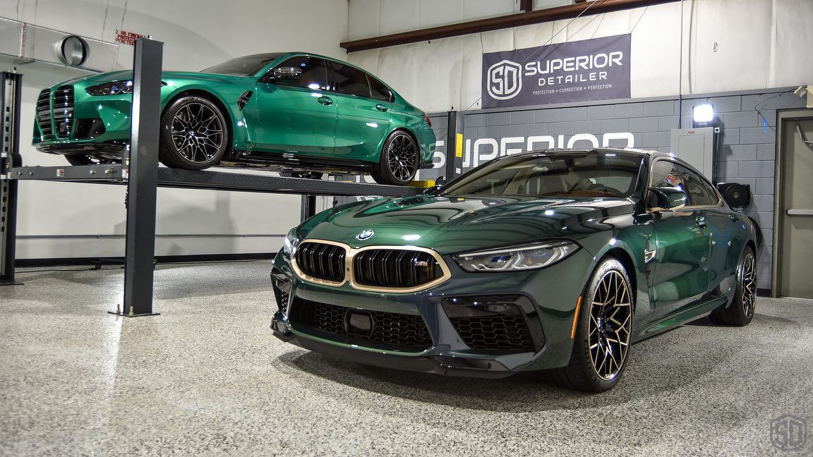 Two BMW's M3 & M8 Gran Coupe First Edition - Premium Detailing and Modesta paint protection - Orlando, FL