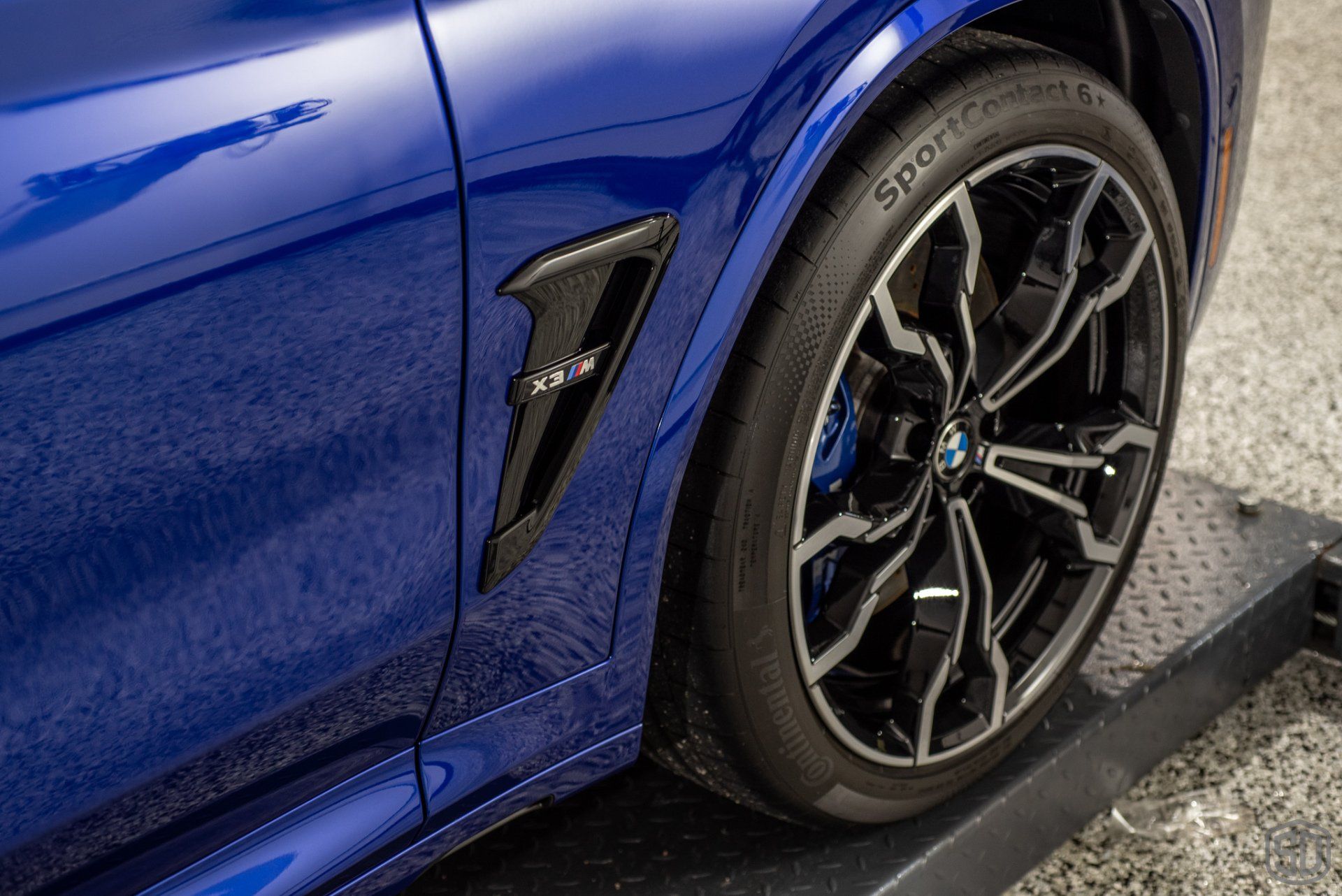 BMW X3M Competition - Modesta Level 2 Paint Correction + P0-1a coating + BC04 Nano Titanium Glass coating side view - Orlando